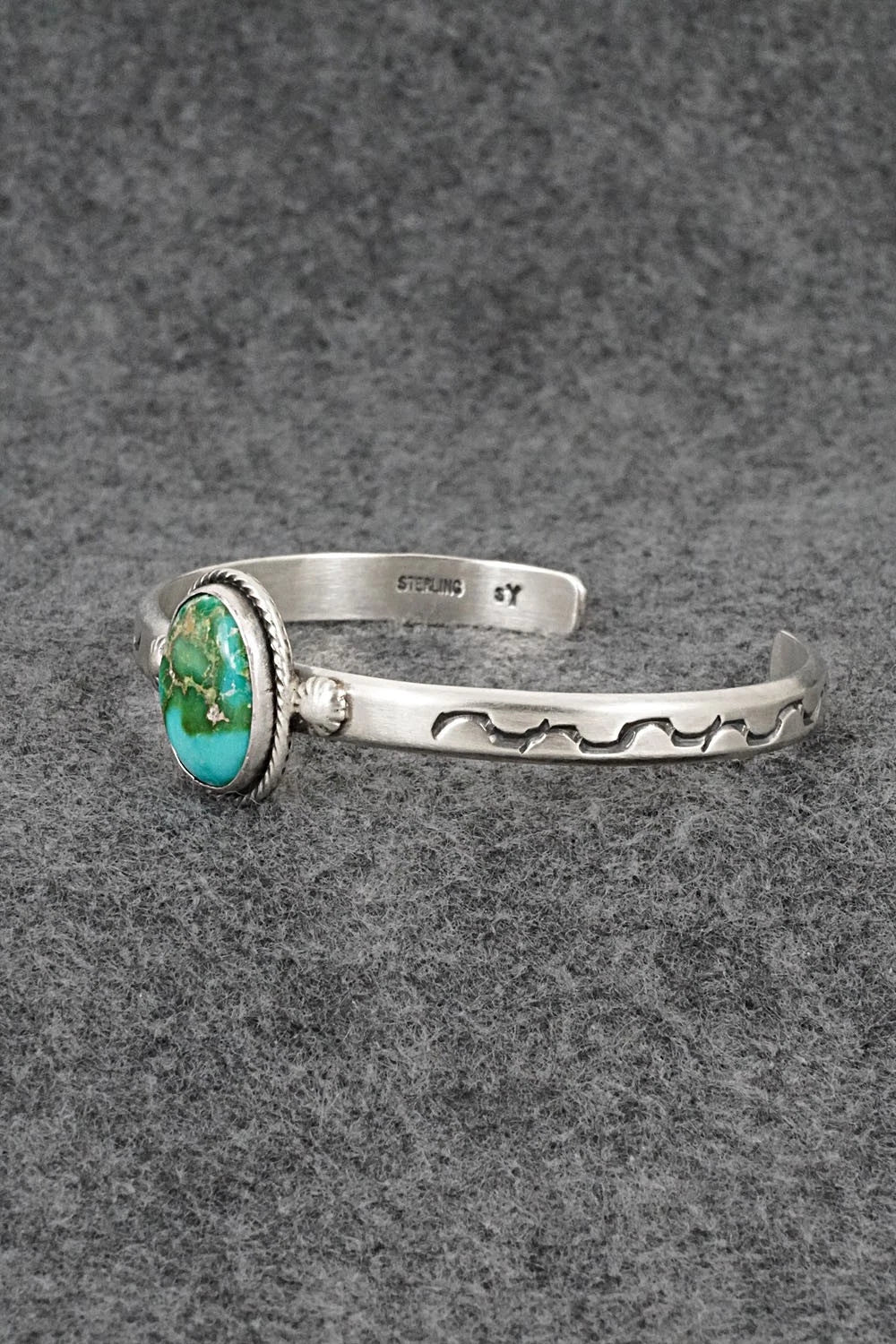 Turquoise & Sterling Silver Bracelet - Samuel Yellowhair