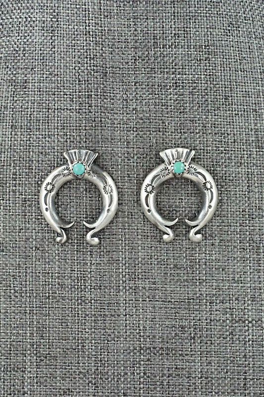 Turquoise & Sterling Silver Earrings - Paige Gordon