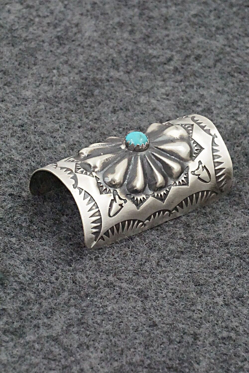 Turquoise & Sterling Silver Hair Pin - Arlene Soce