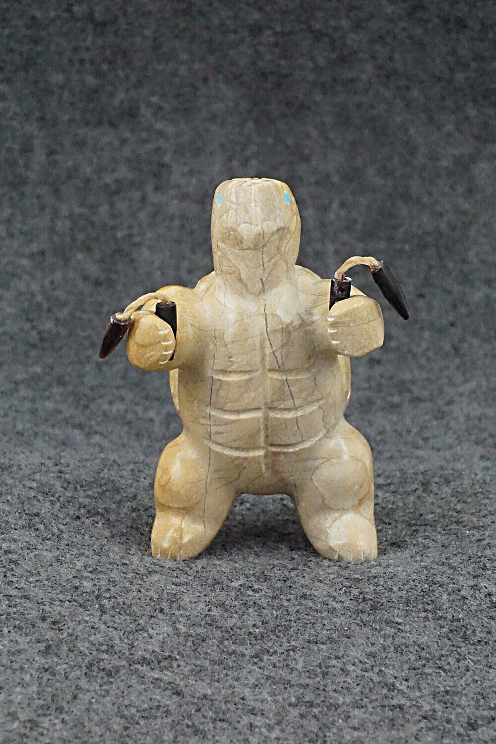 Ninja Turtle with Nunchucks Fetish Carving - Enrike Leekya