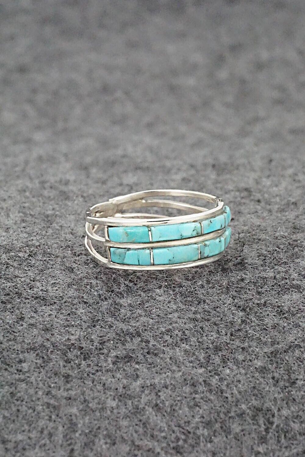 Turquoise & Sterling Silver Ring - Debbie Livingston - Size 9.25