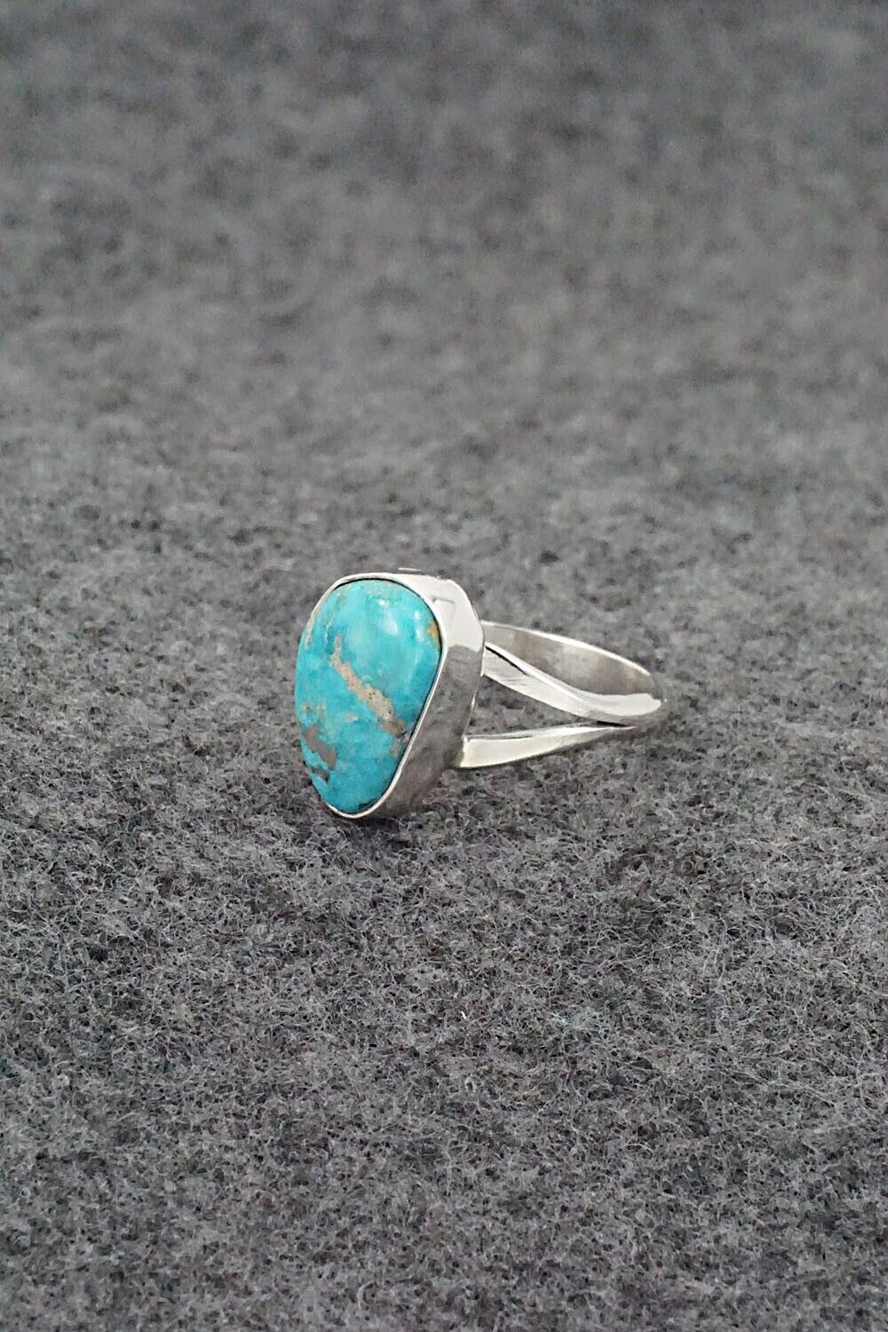 Turquoise & Sterling Silver Ring - Theresa Smith - Size 6