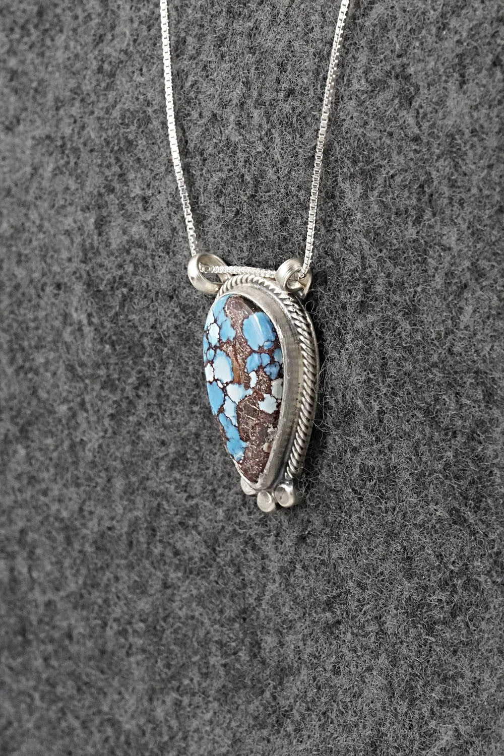 Turquoise & Sterling Silver Necklace - Sharon McCarthy