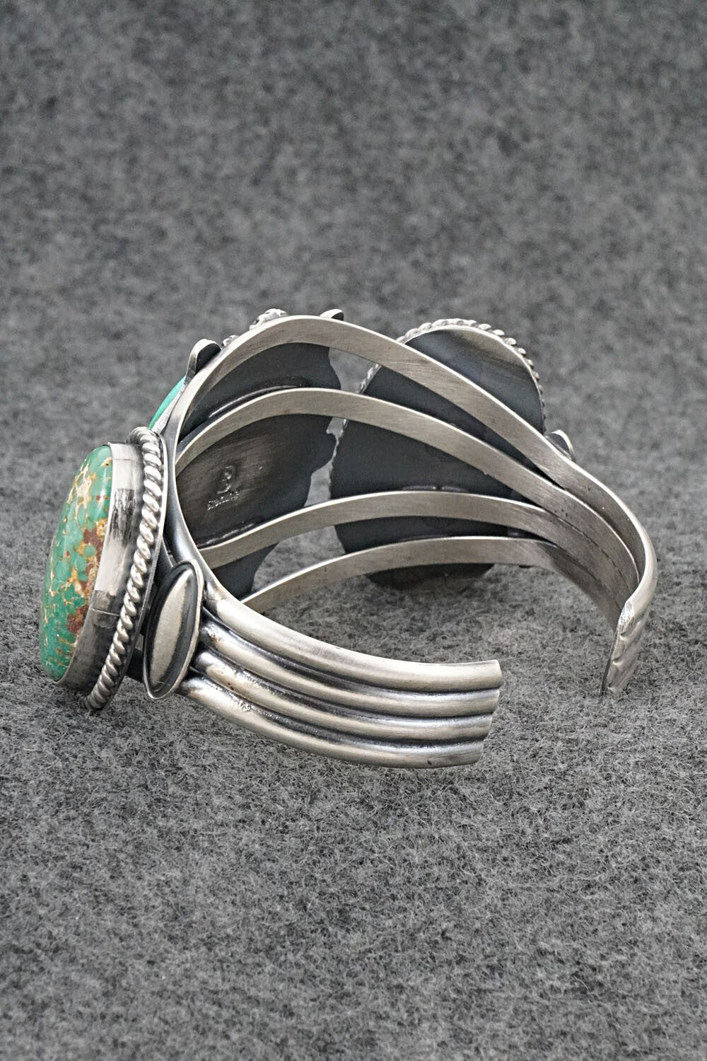 Turquoise & Sterling Silver Bracelet - Raymond Delgarito