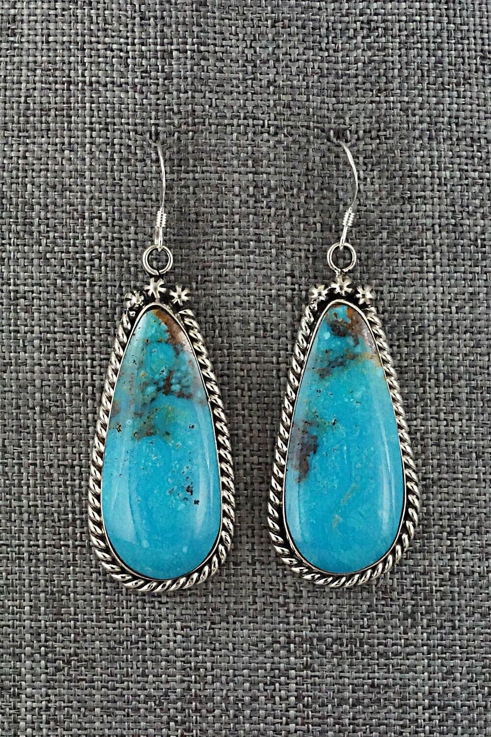 Turquoise & Sterling Silver Earrings - Brandon Belin
