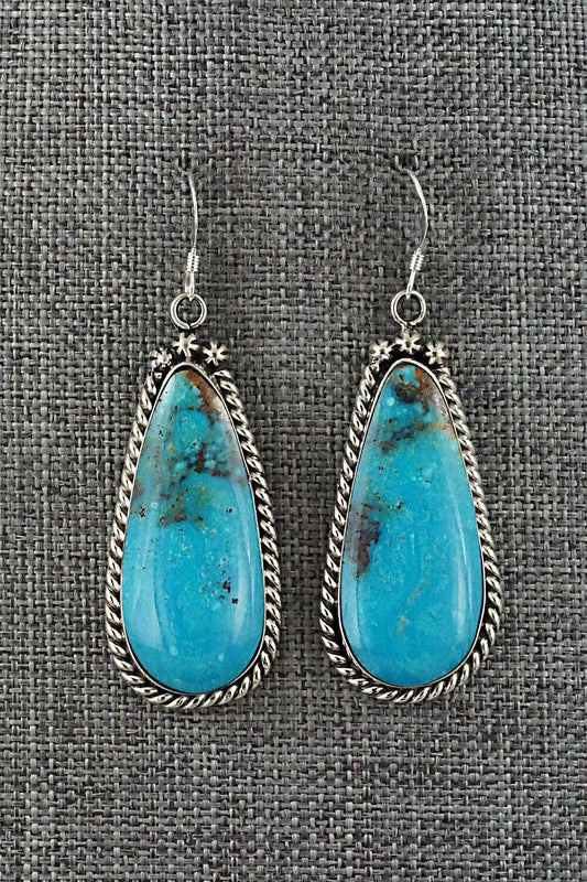 Turquoise & Sterling Silver Earrings - Brandon Belin