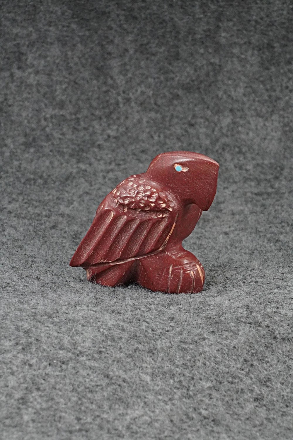 Eagle Zuni Fetish Carving - Gilbert Lonjose