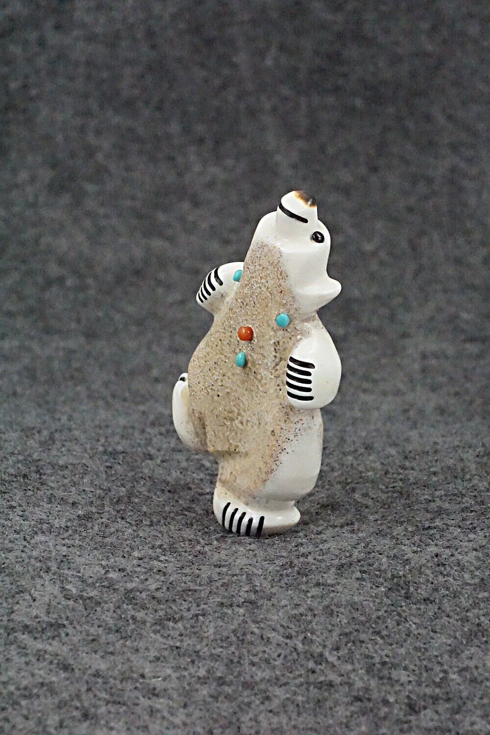 Dancing Bear Zuni Fetish Carving - Claudia Peina