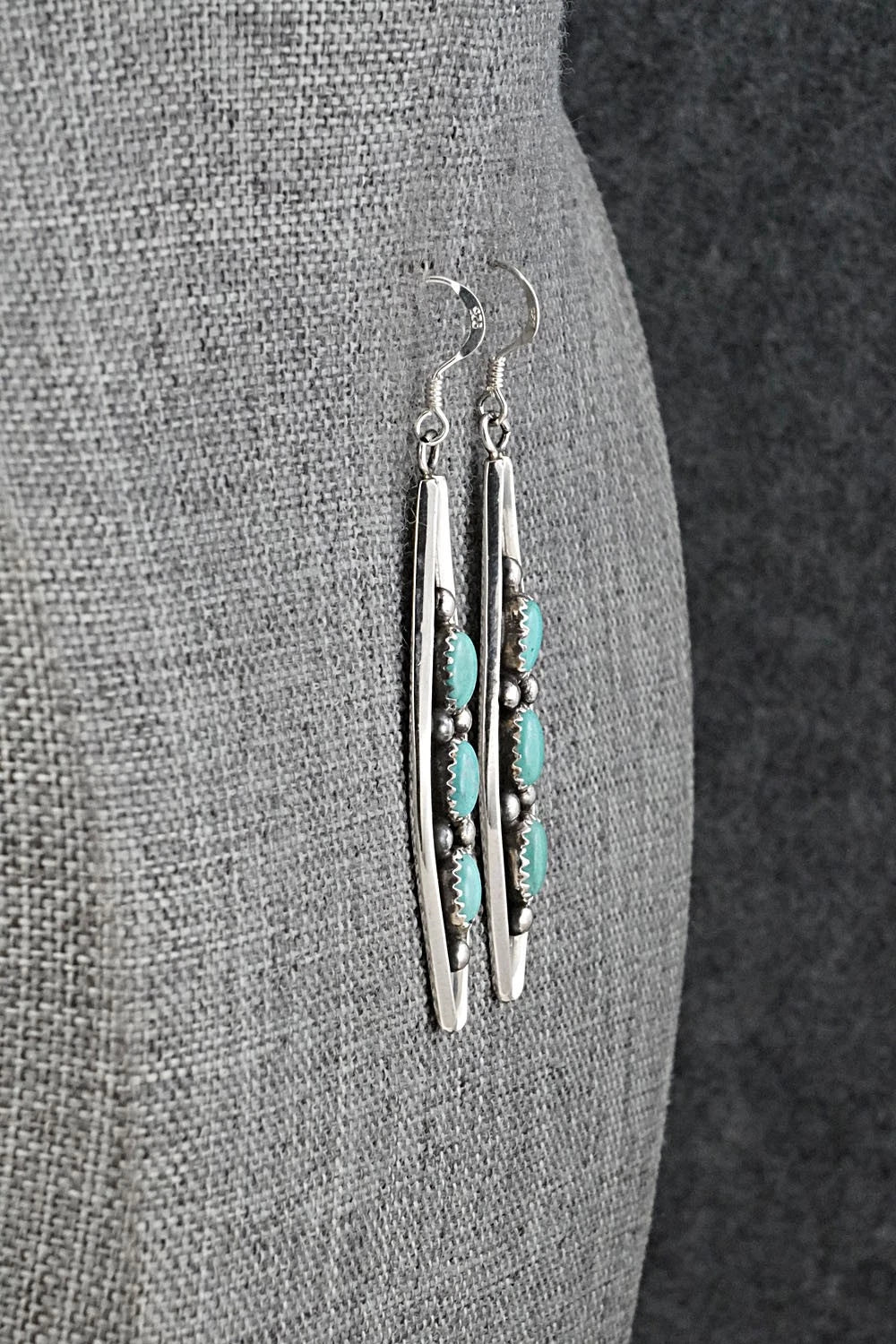 Turquoise & Sterling Silver Earrings - Paul Largo