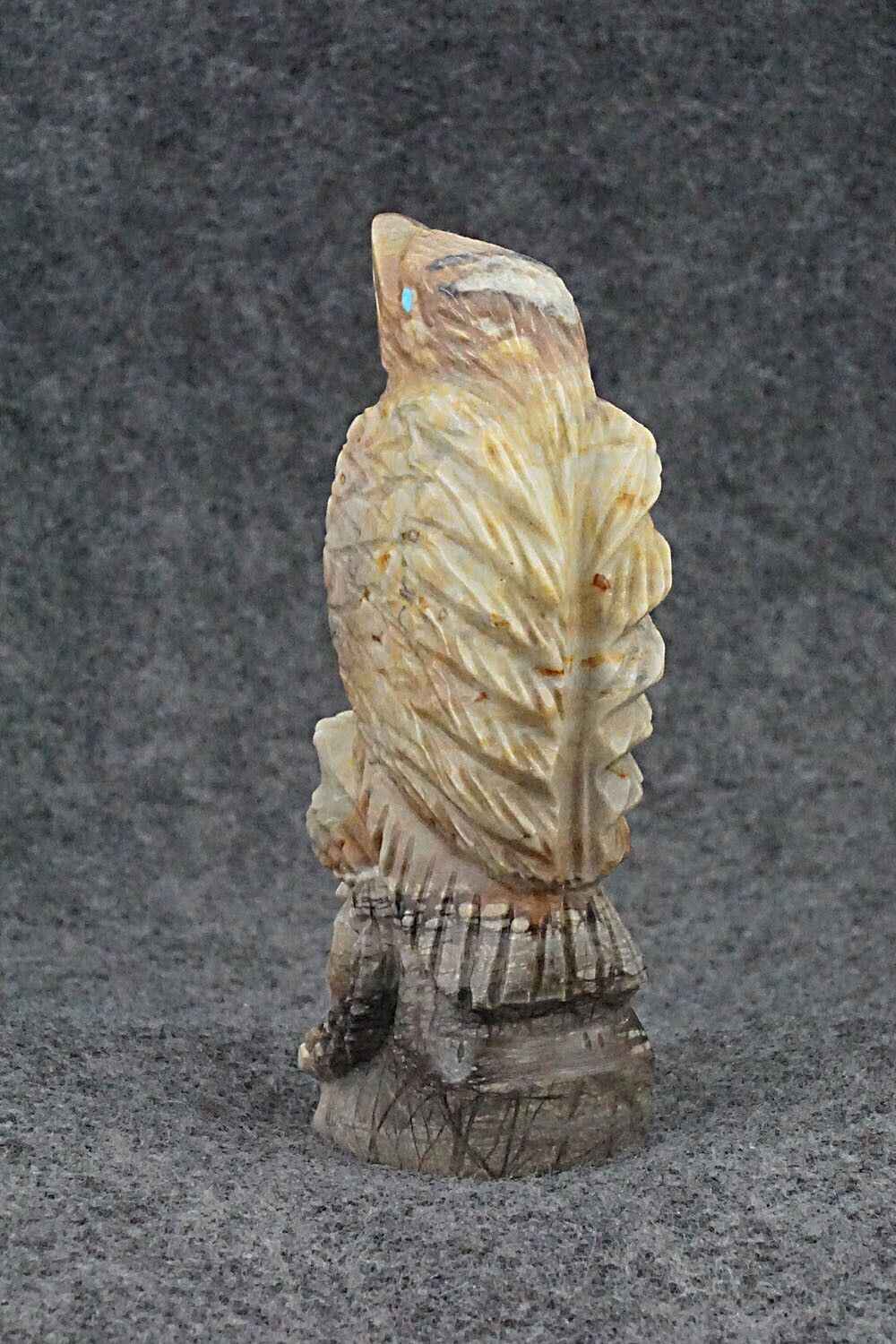 Eagle w/Snake Zuni Fetish Carving - Tony Mackel
