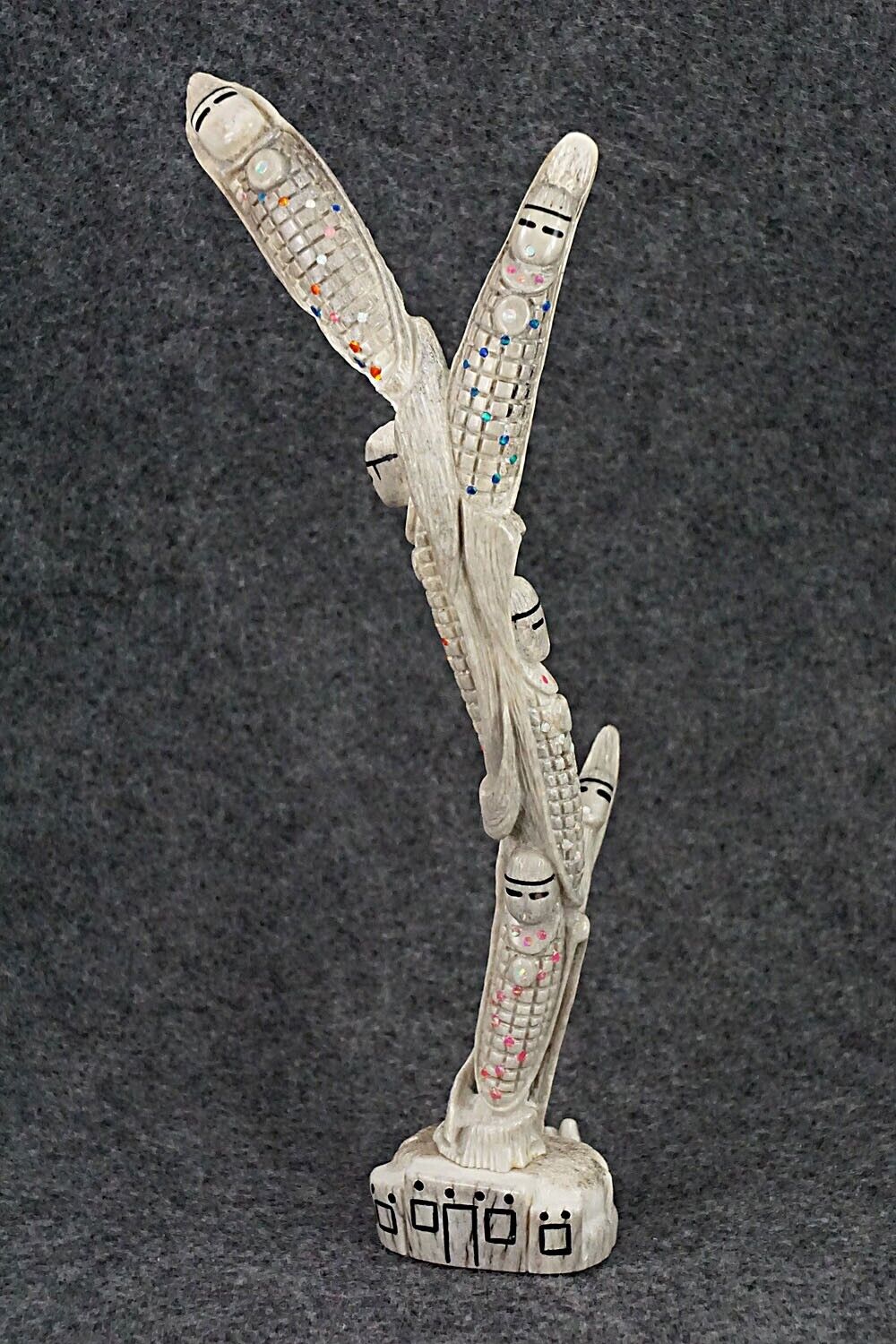 Corn Maidens Zuni Fetish Carving - Destry Siutza
