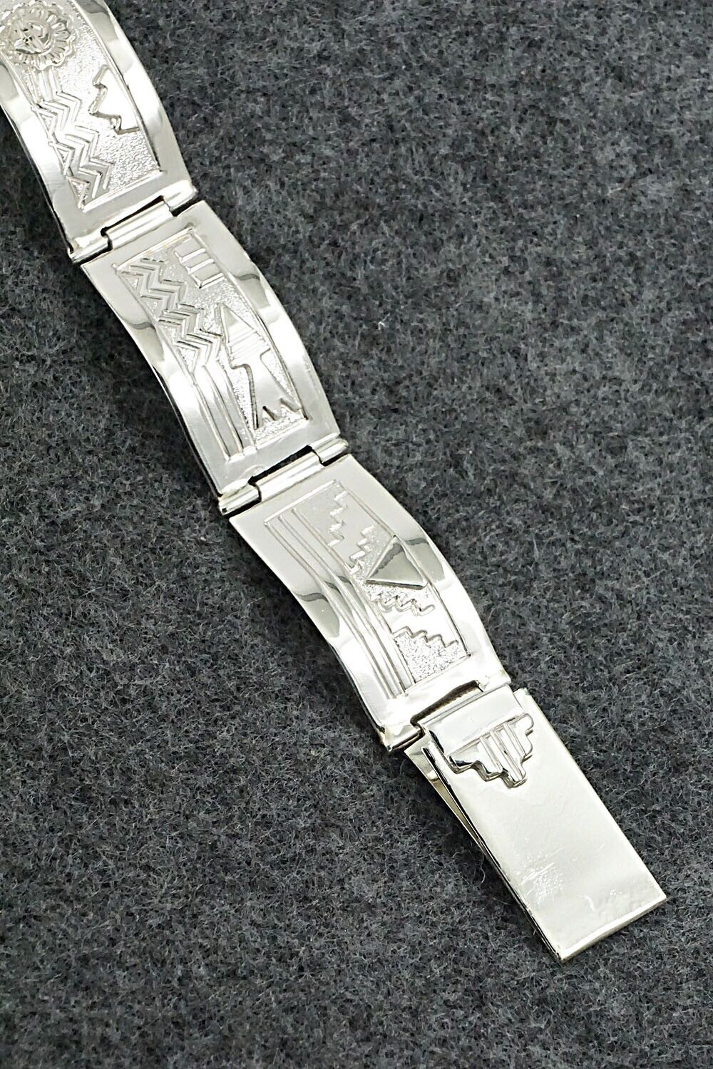 Sterling Silver Link Bracelet - Alanzo Mariano