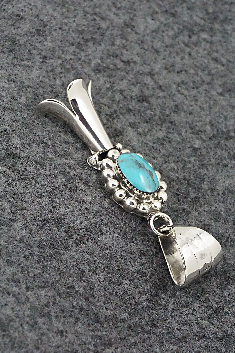 Turquoise & Sterling Silver Pendant - Patsy Lee