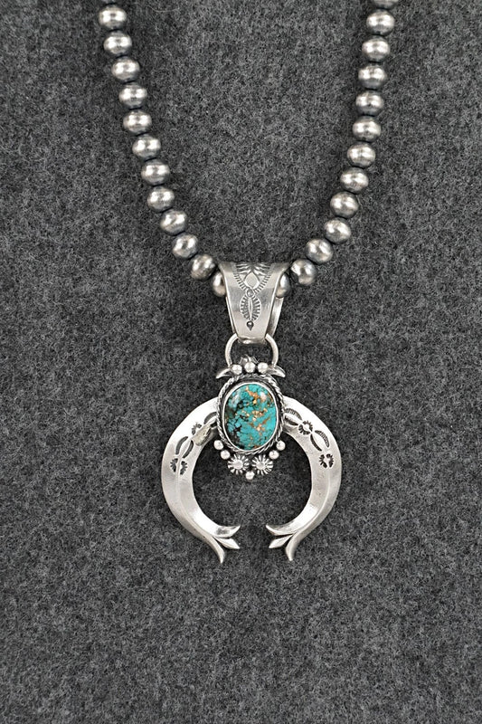 Turquoise & Sterling Silver Necklace - Samuel Yellowhair