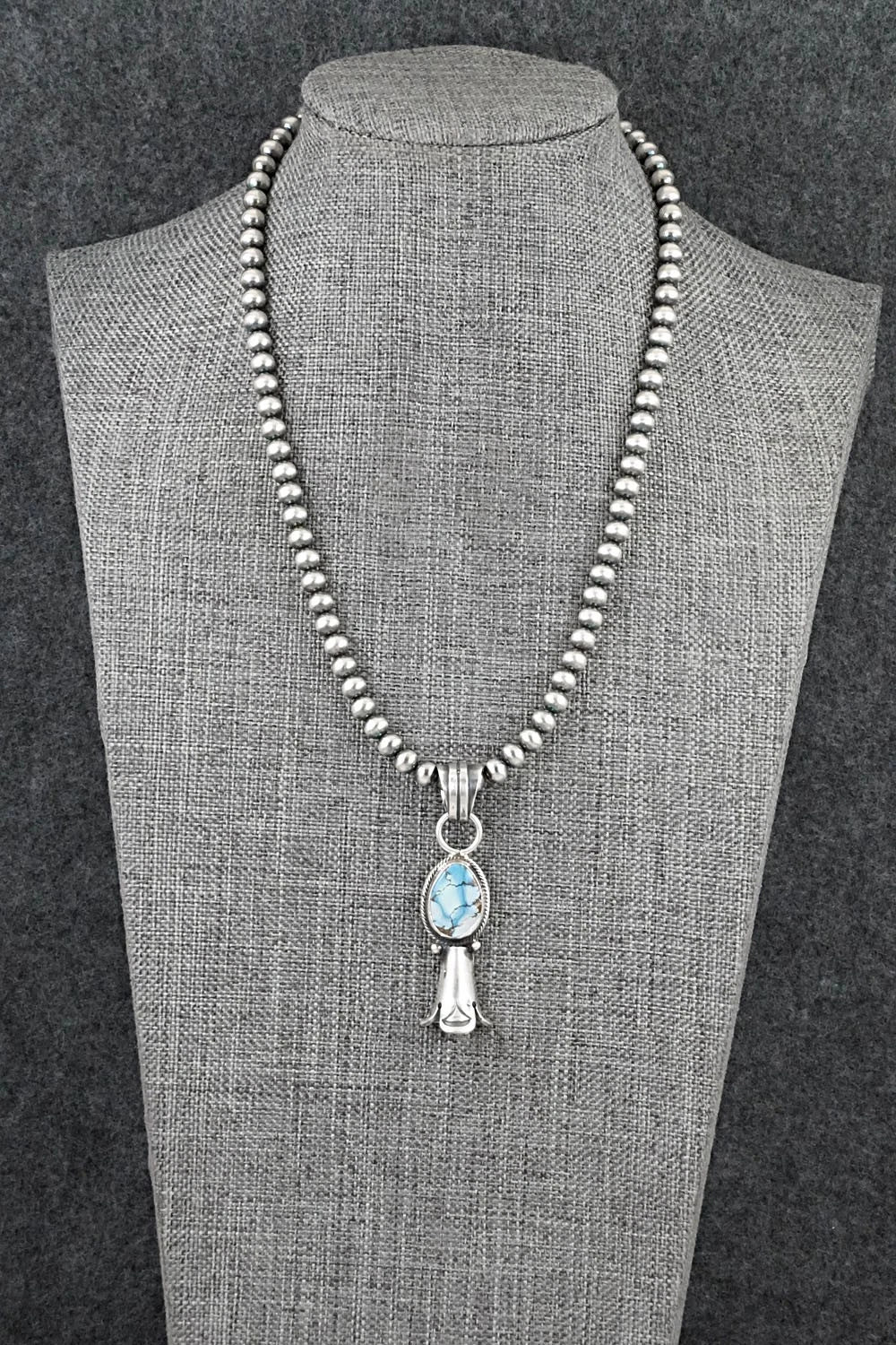 Turquoise & Sterling Silver Necklace - Sharon McCarthy