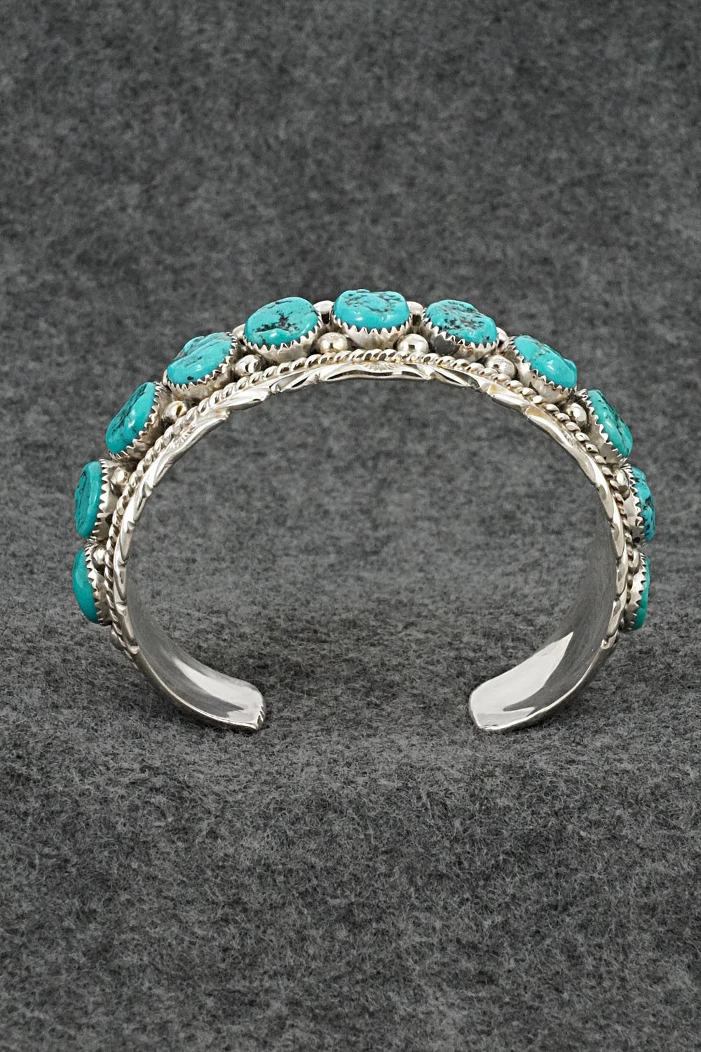 Turquoise & Sterling Silver Bracelet - Martin Muskett