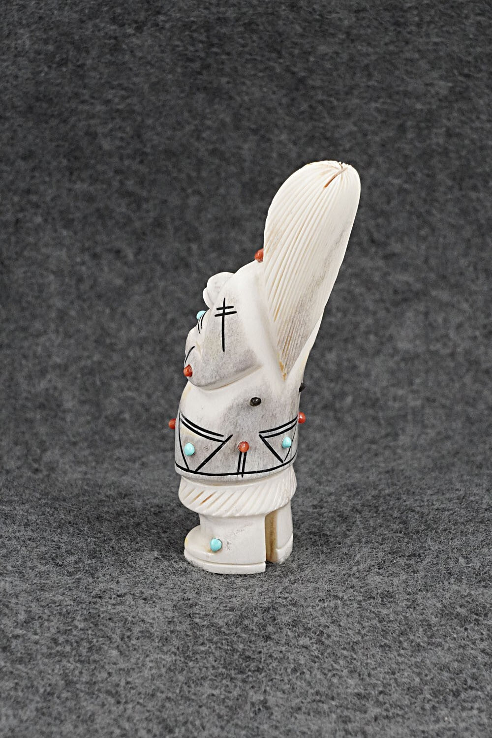 Ola Maiden Zuni Fetish Carving - Claudia Peina