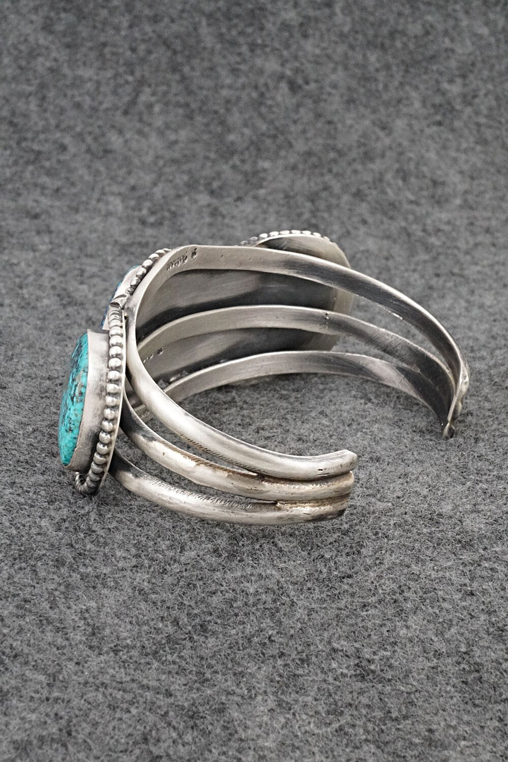 Turquoise & Sterling Silver Bracelet - Bobby Johnson