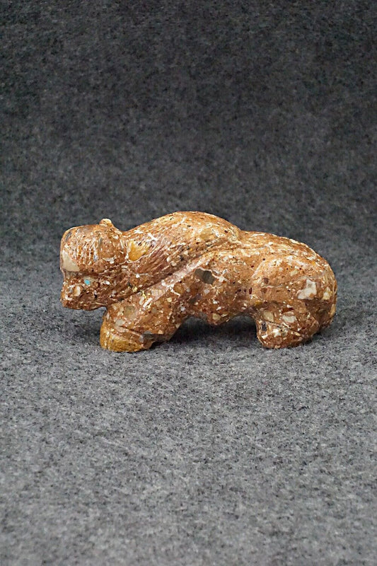 Buffalo Zuni Fetish Carving - Tony Mackel