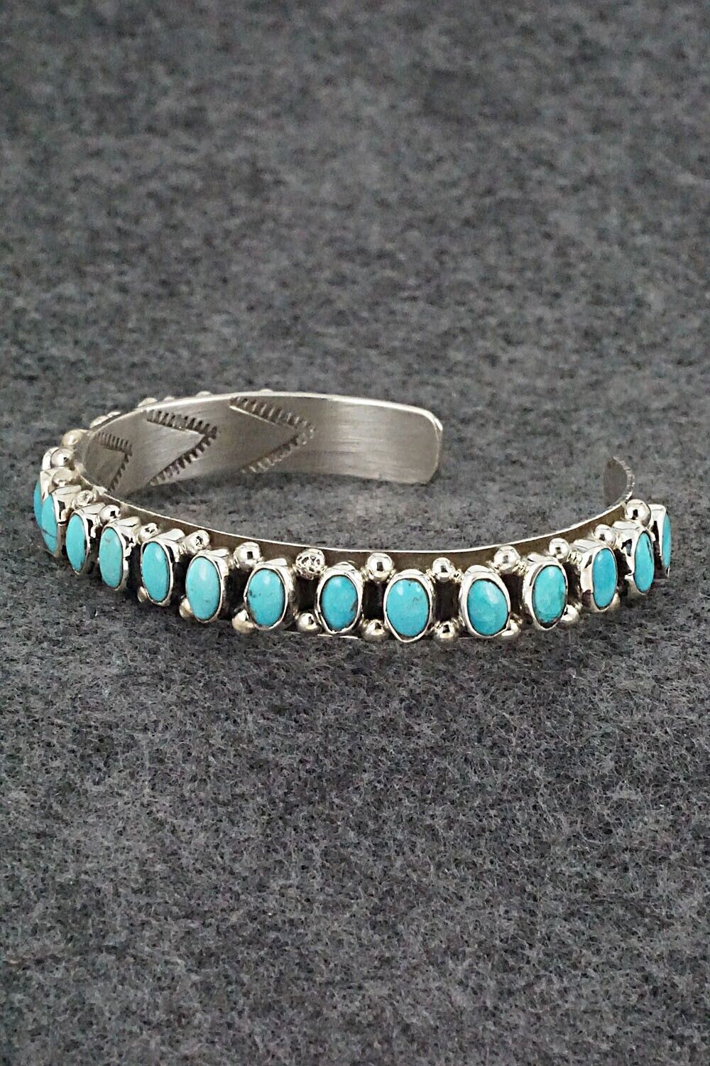 Turquoise & Sterling Silver Bracelet - Darlene Begay