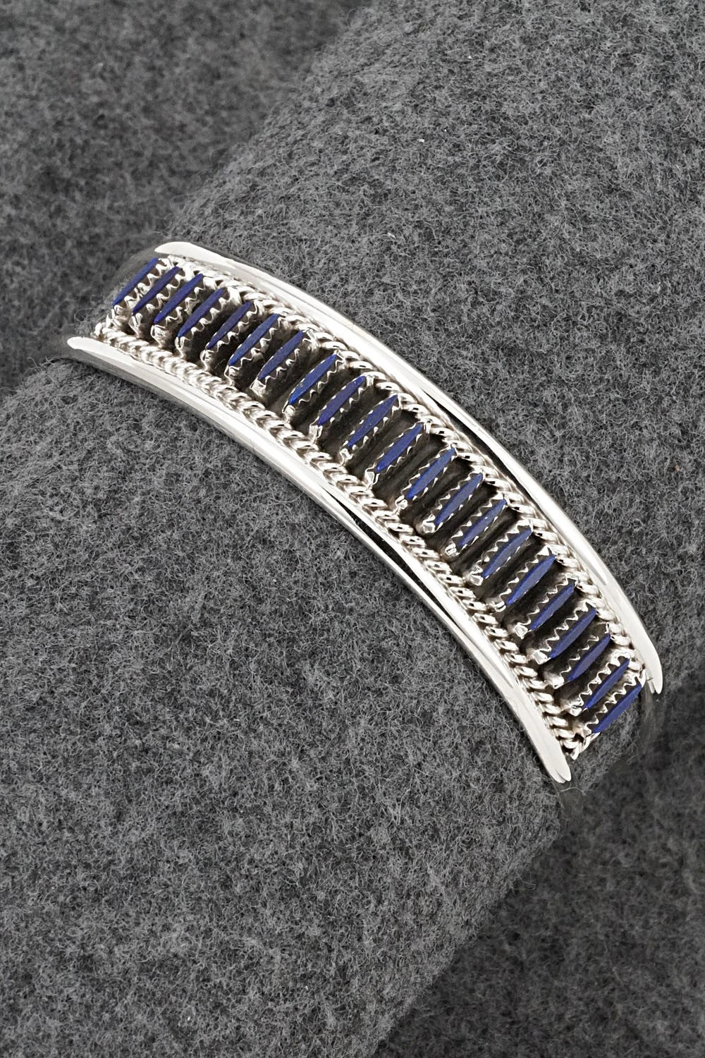 Lapis & Sterling Silver Bracelet - Roland Francisco