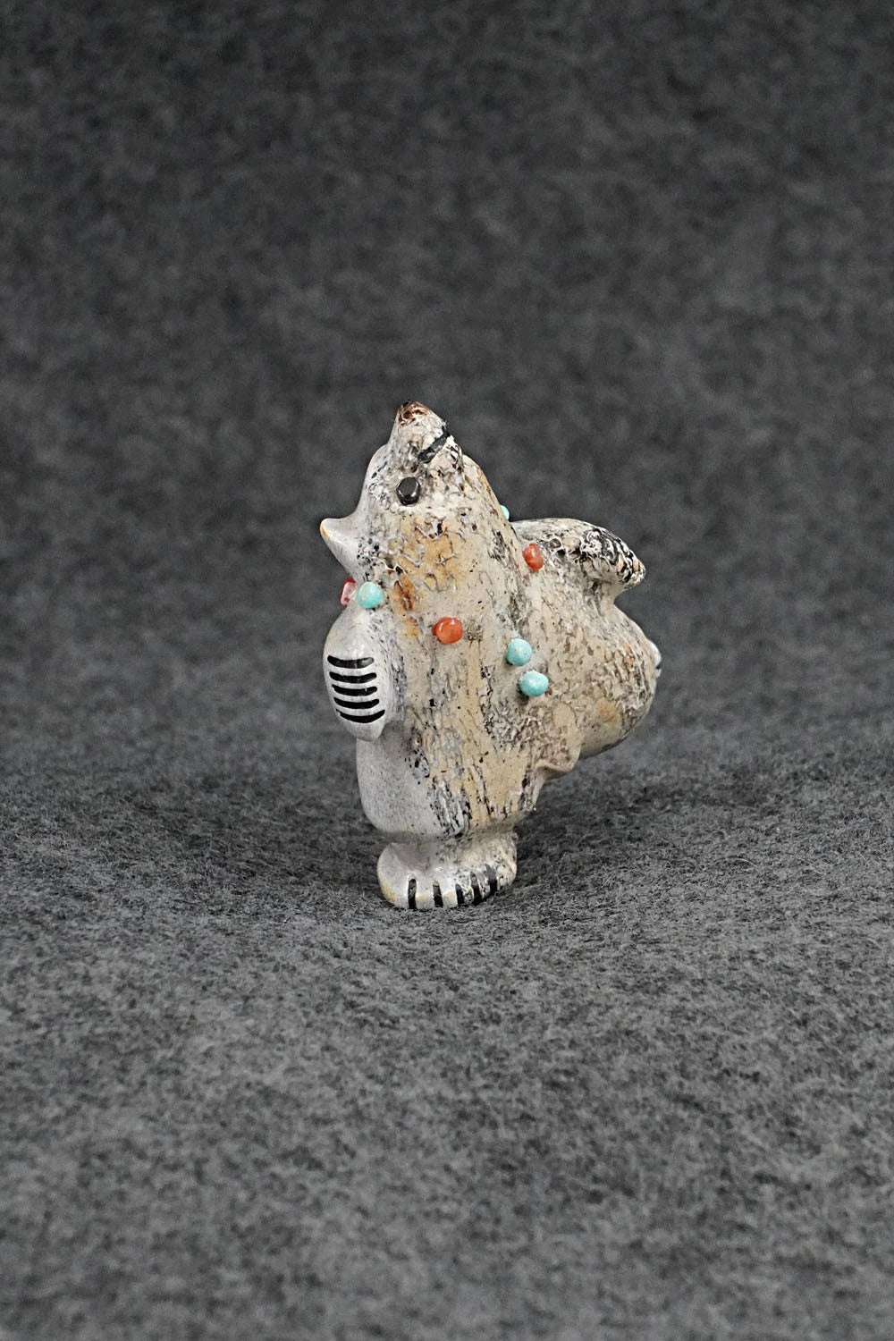 Dancing Bear Zuni Fetish Carving - Claudia Peina