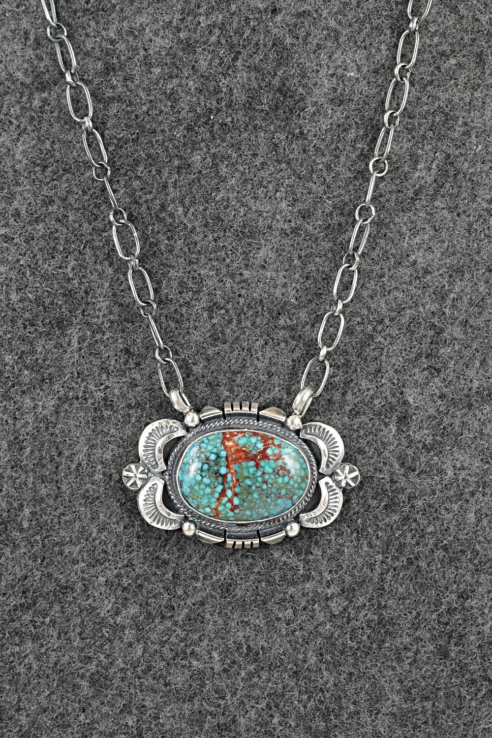 Turquoise & Sterling Silver Necklace - Daniel Benally