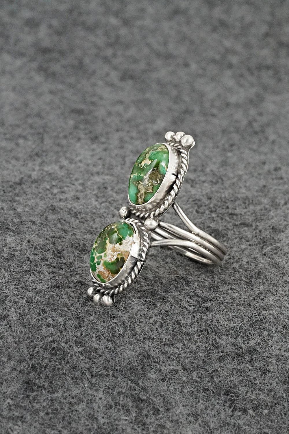 Turquoise & Sterling Silver Ring - Rena Begay - Size 7