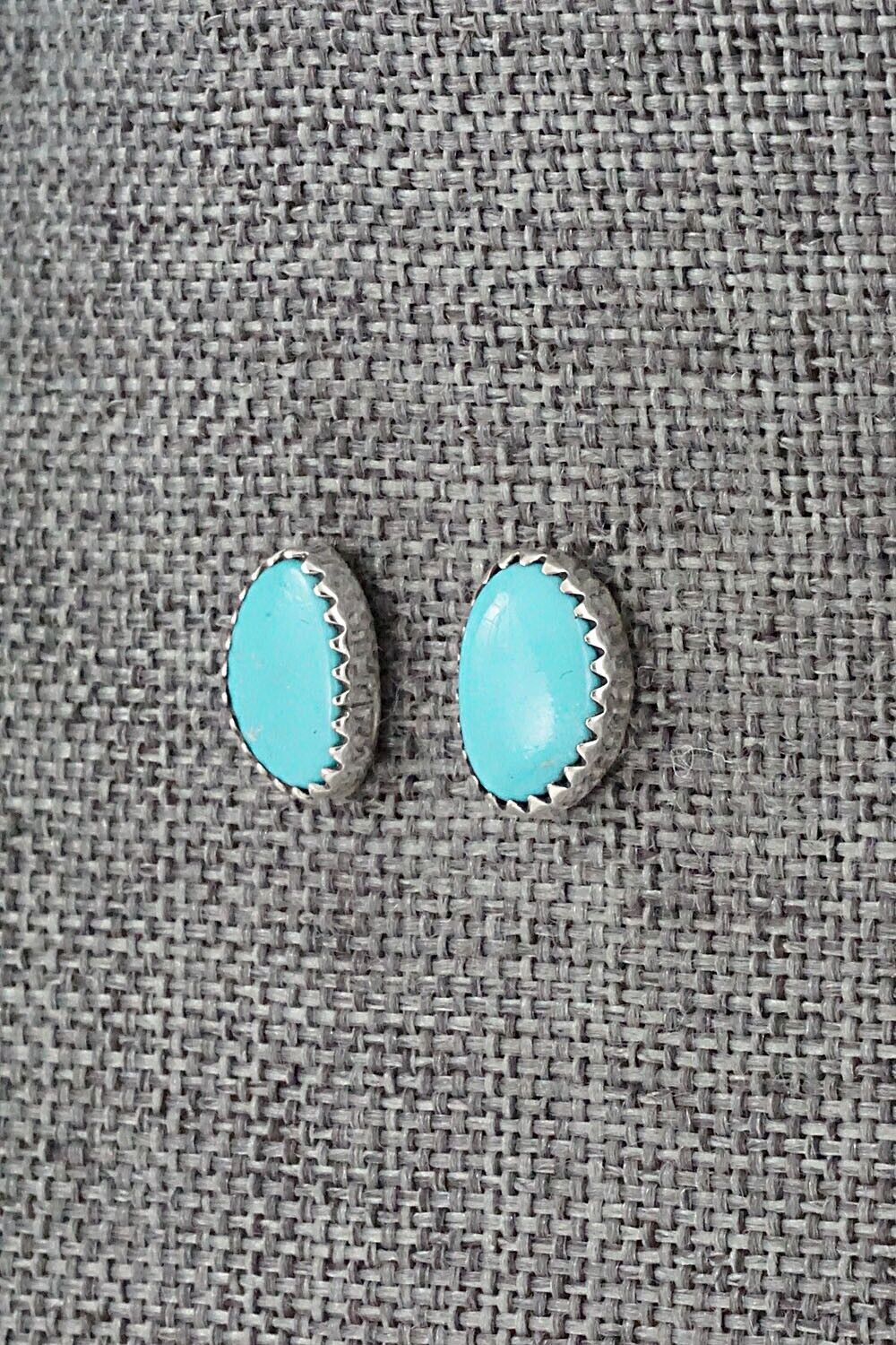 Turquoise & Sterling Silver Earrings - Annie Spencer