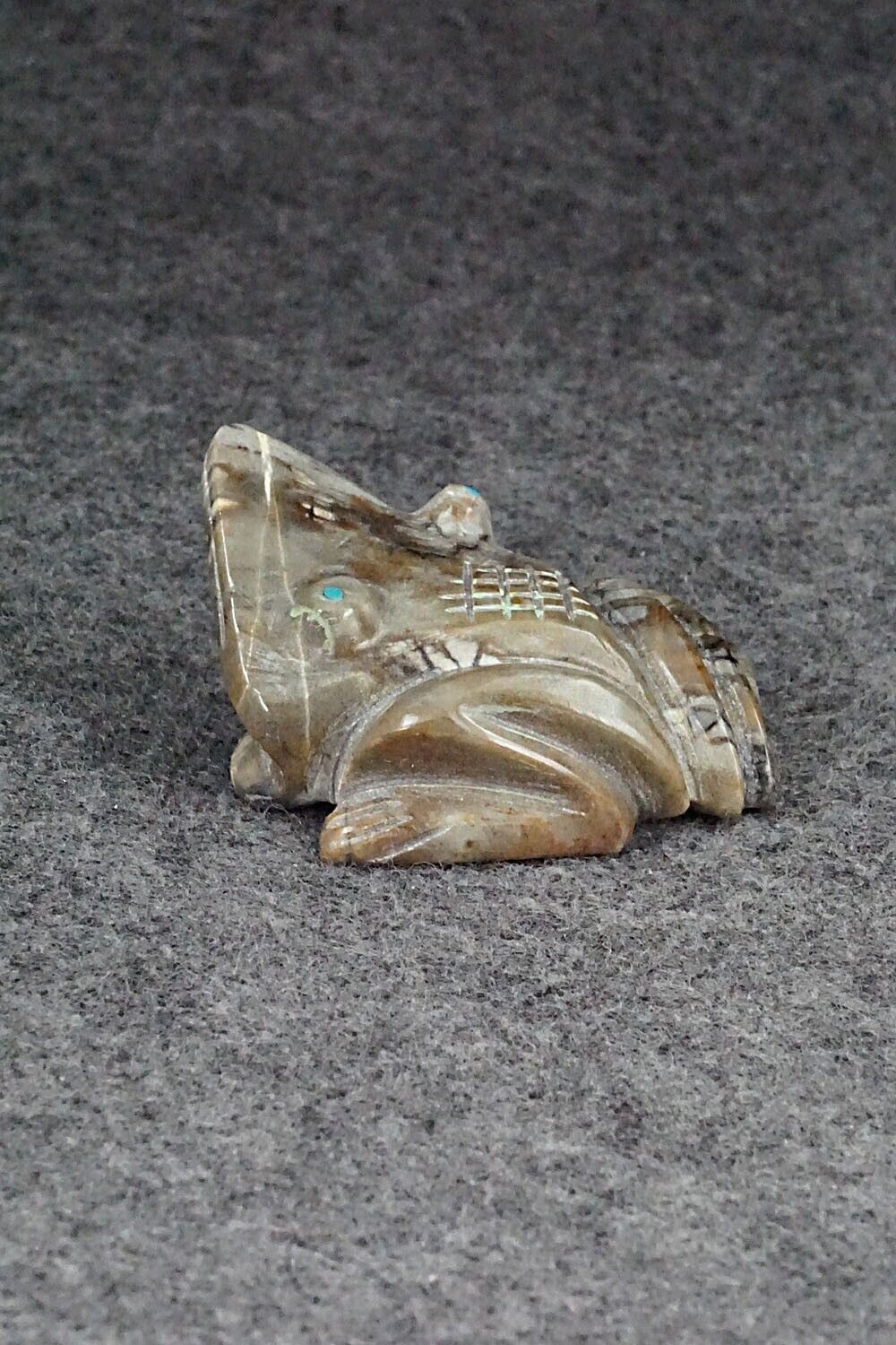Frog Zuni Fetish Carving - Albert Livingston