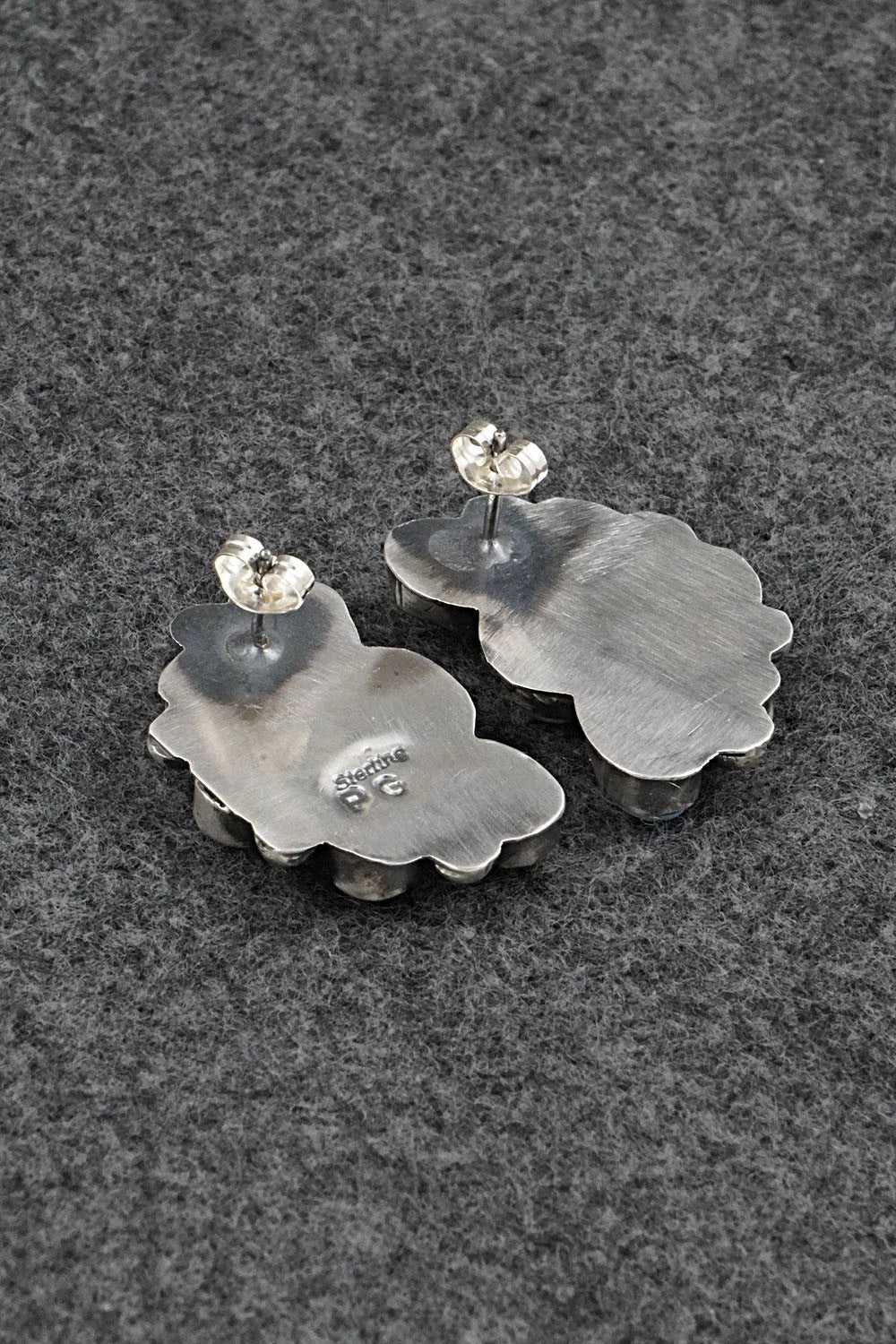 Turquoise & Sterling Silver Earrings - Phil Garcia
