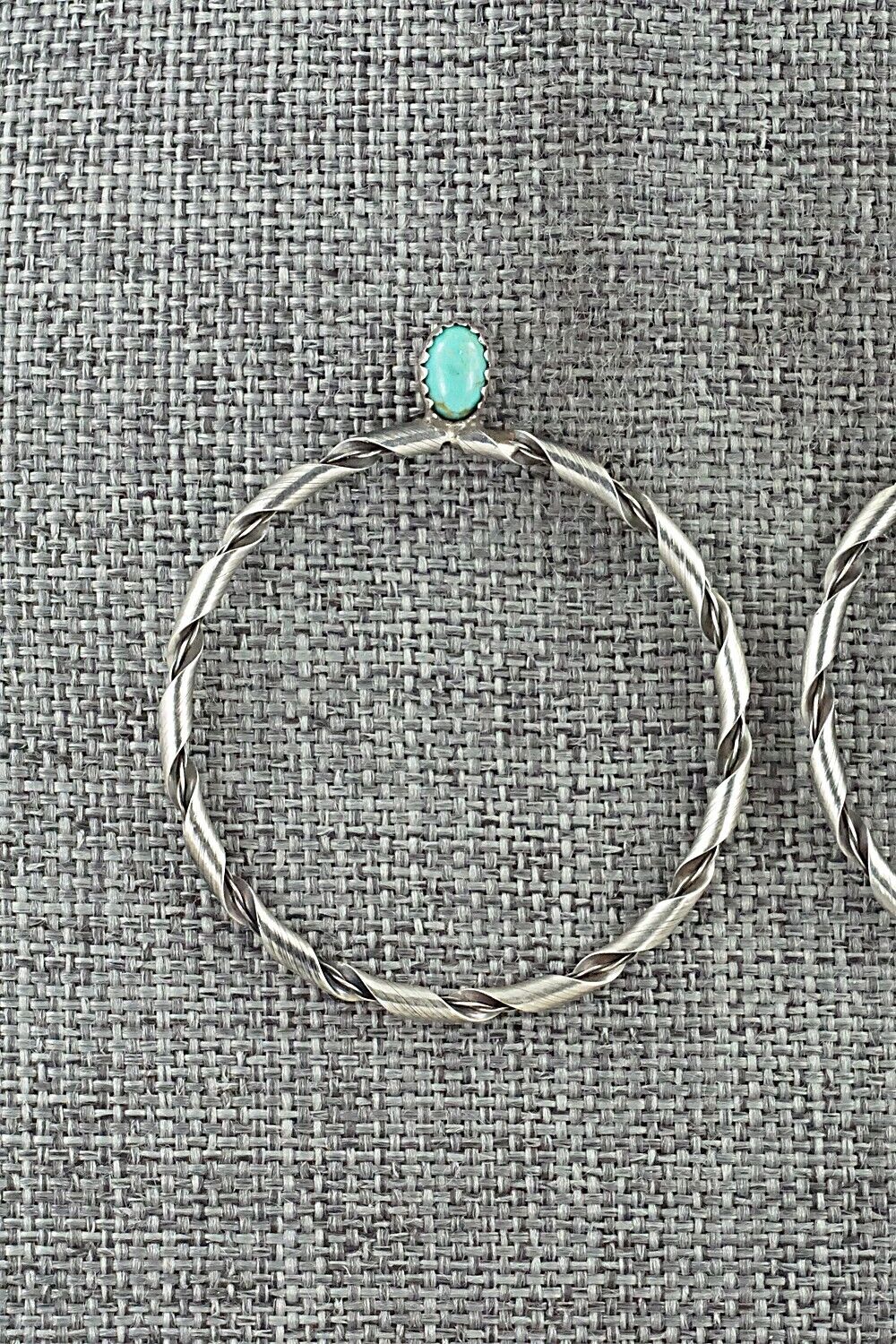 Turquoise & Sterling Silver Earrings - Nashina Tsosie