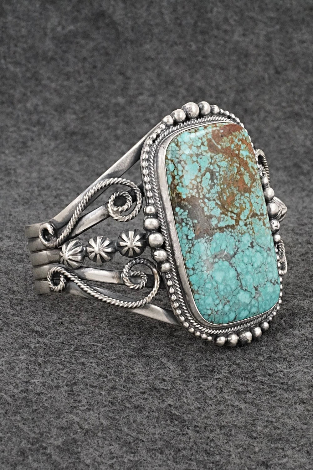 Turquoise & Sterling Silver Bracelet - Bobby Johnson