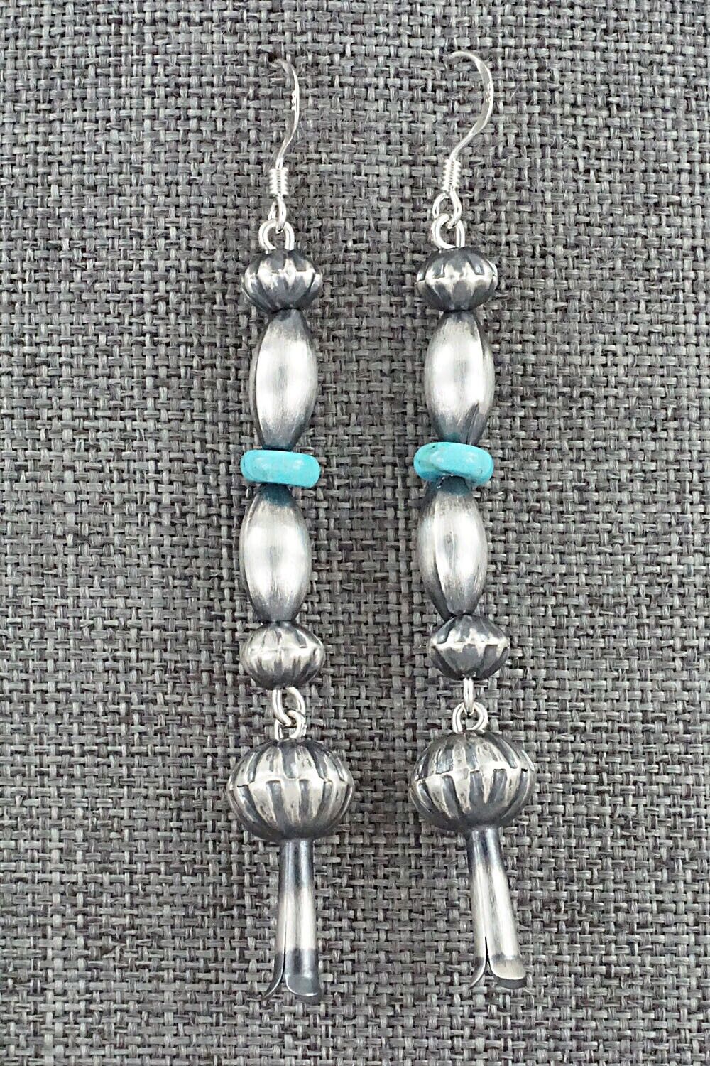 Turquoise & Sterling Silver Earrings - Presley Haley