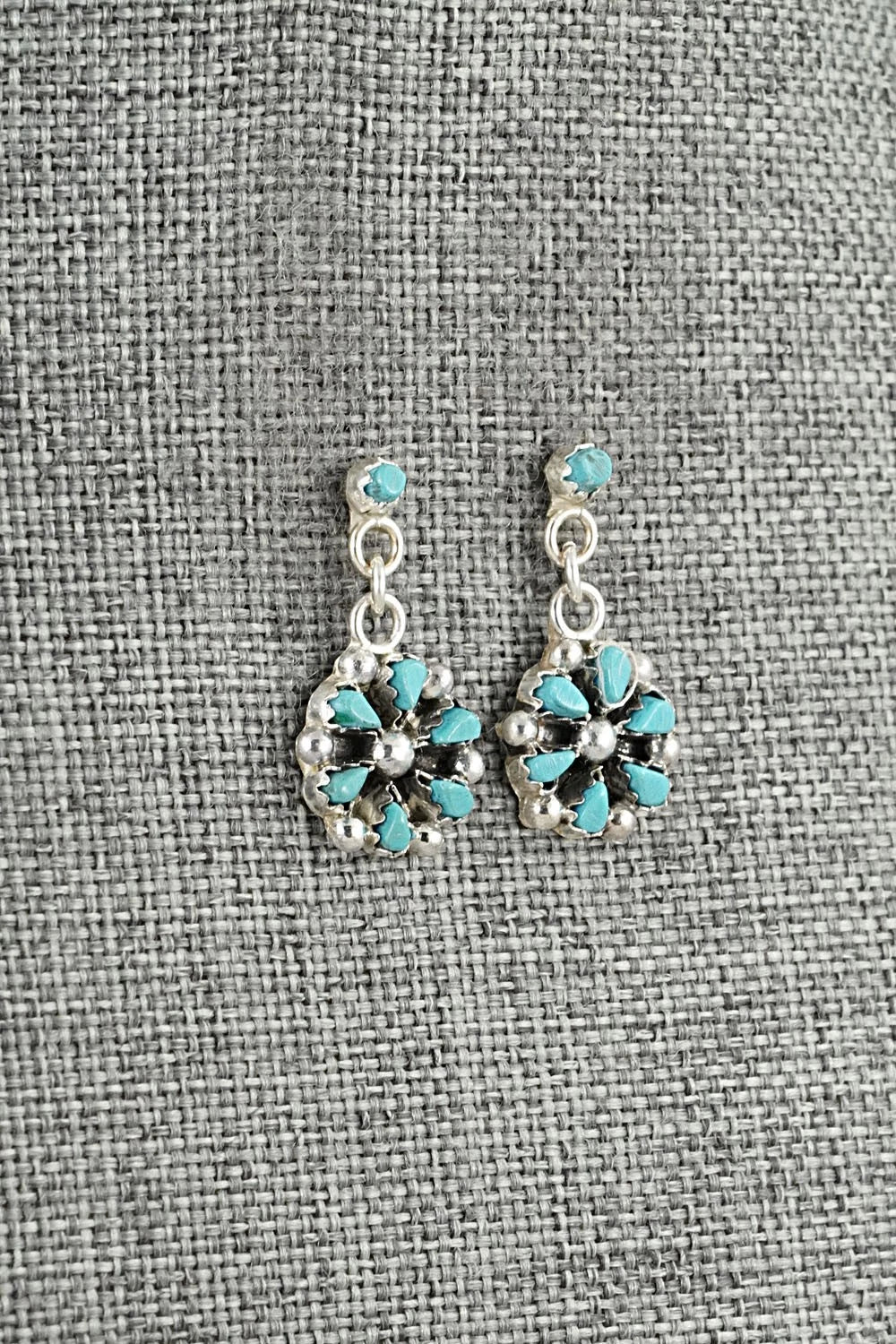 Turquoise & Sterling Silver Earrings - Tricia Leekity
