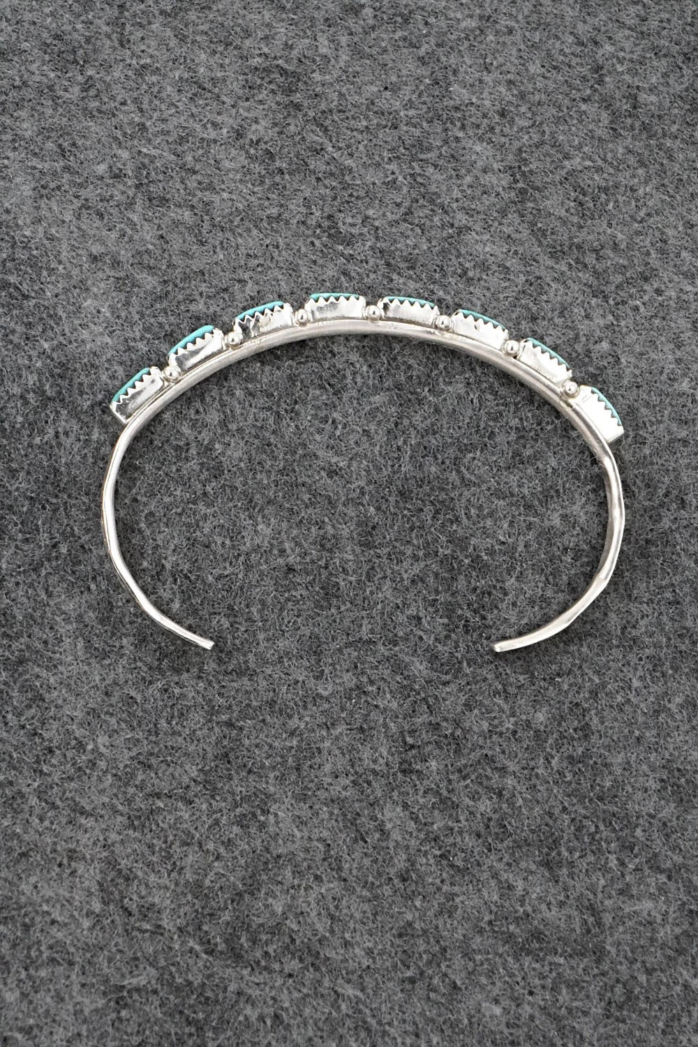 Turquoise & Sterling Silver Bracelet - Murray Hannaweeka
