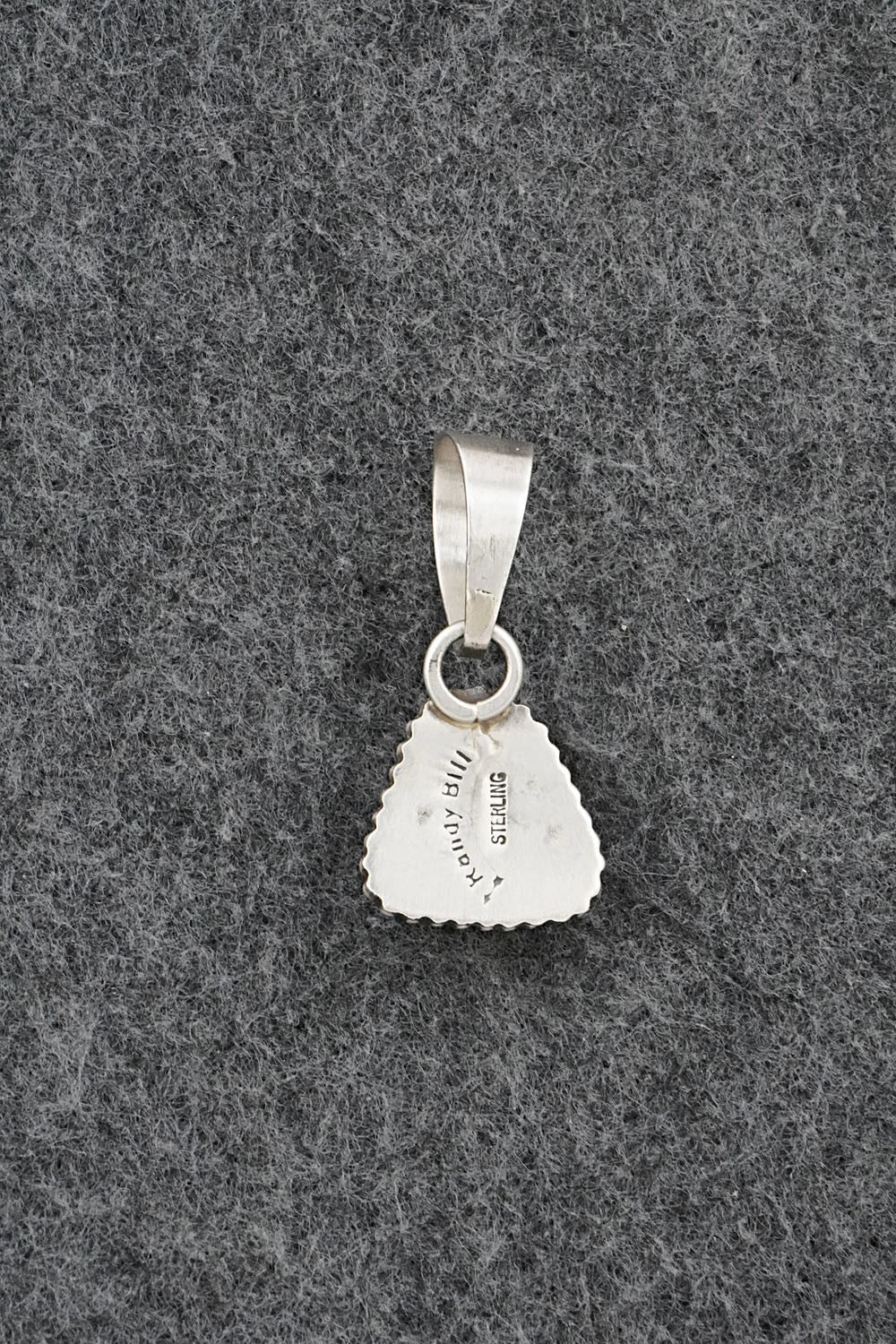 Turquoise & Sterling Silver Pendant - Randy Billy