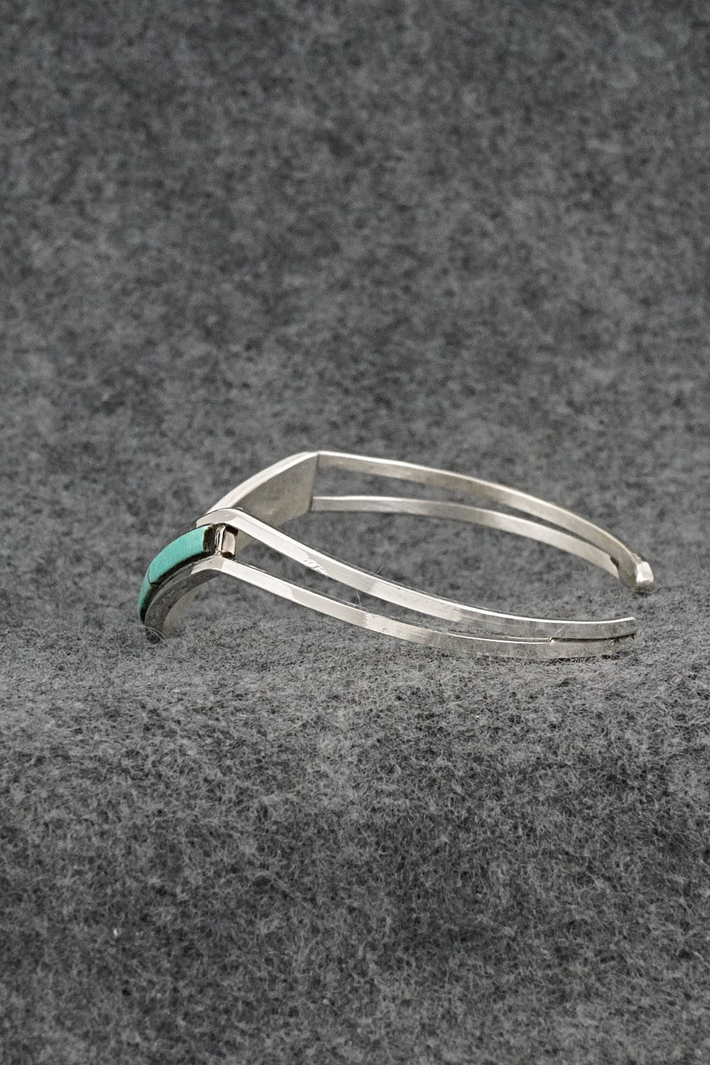 Turquoise & Sterling Silver Inlay Bracelet - Jamie Johnson