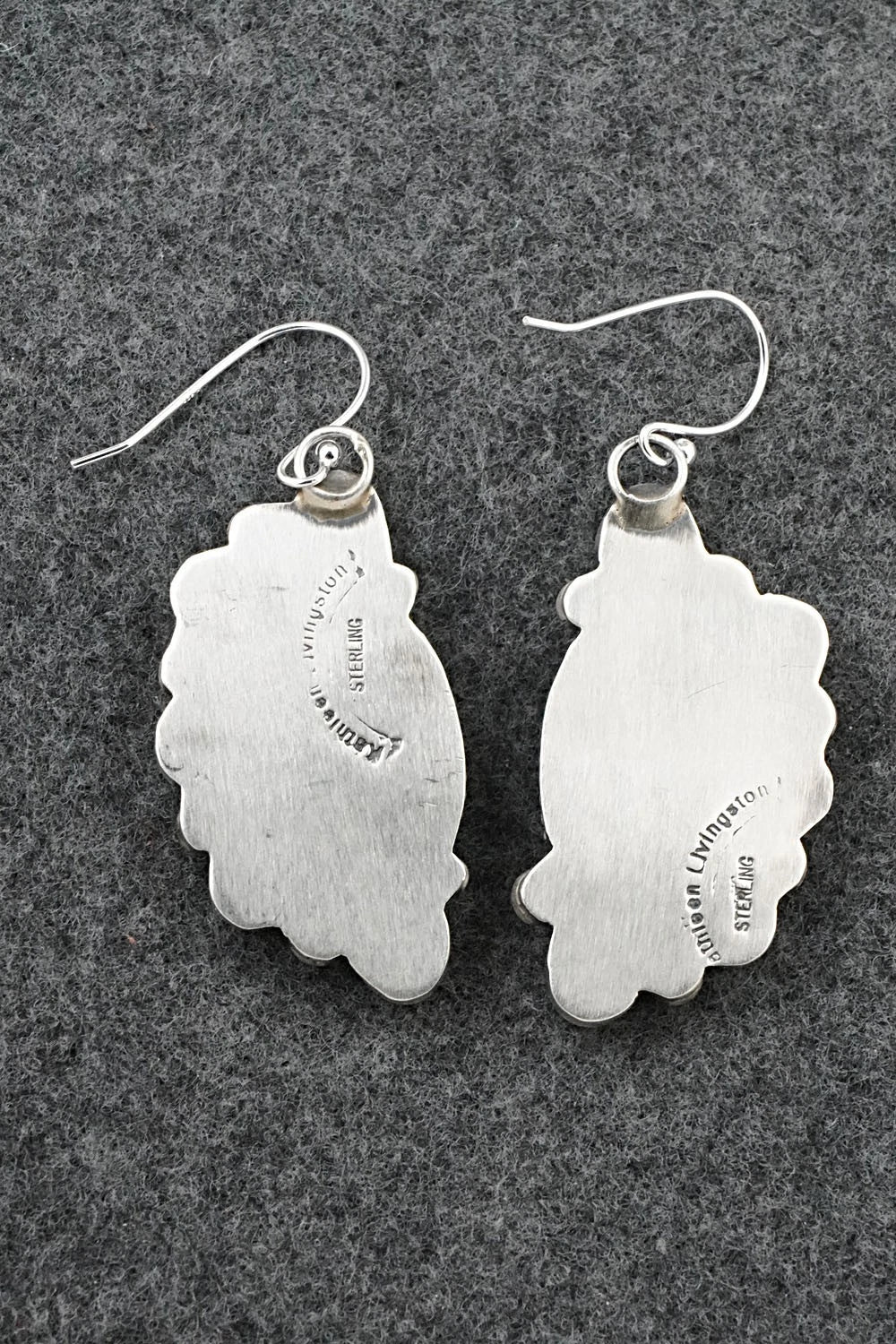 Turquoise & Sterling Silver Earrings - Kathleen Livingston