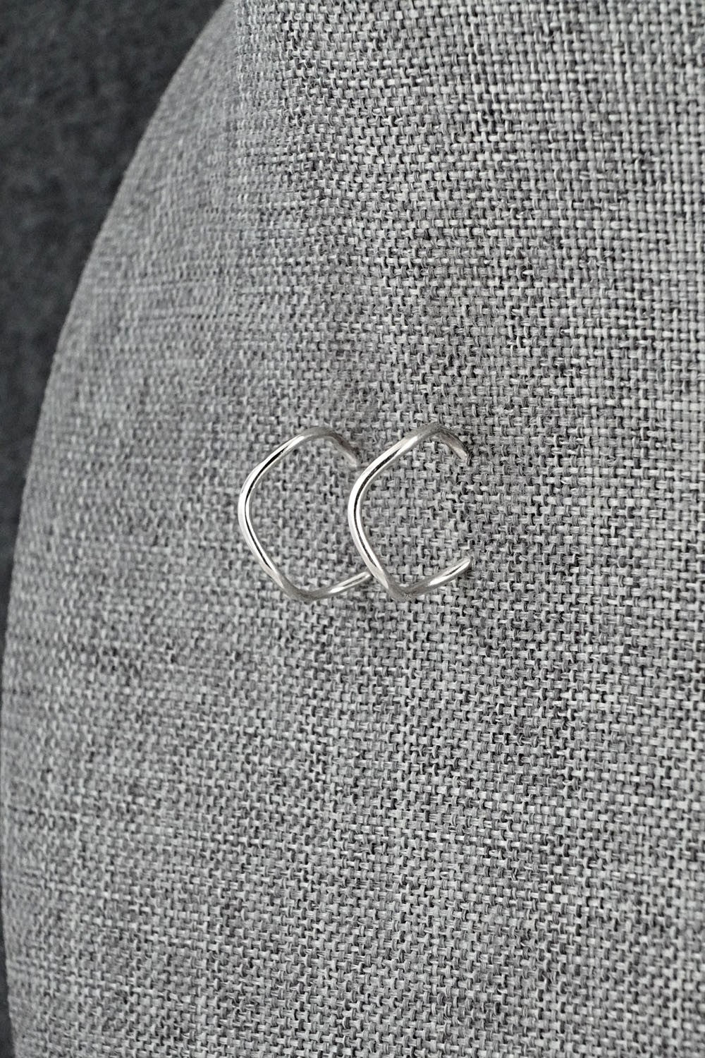 Sterling Silver Hoop Earrings - Elaine Tahe
