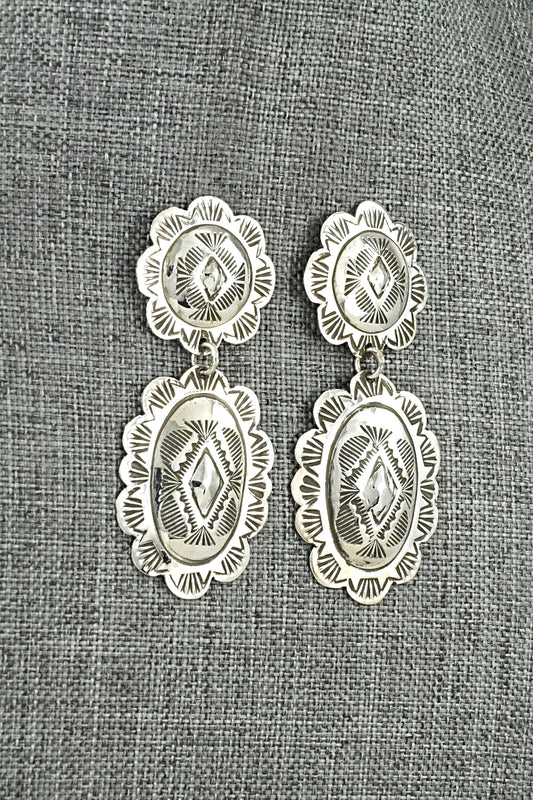 Sterling Silver Earrings - Bertha Begay