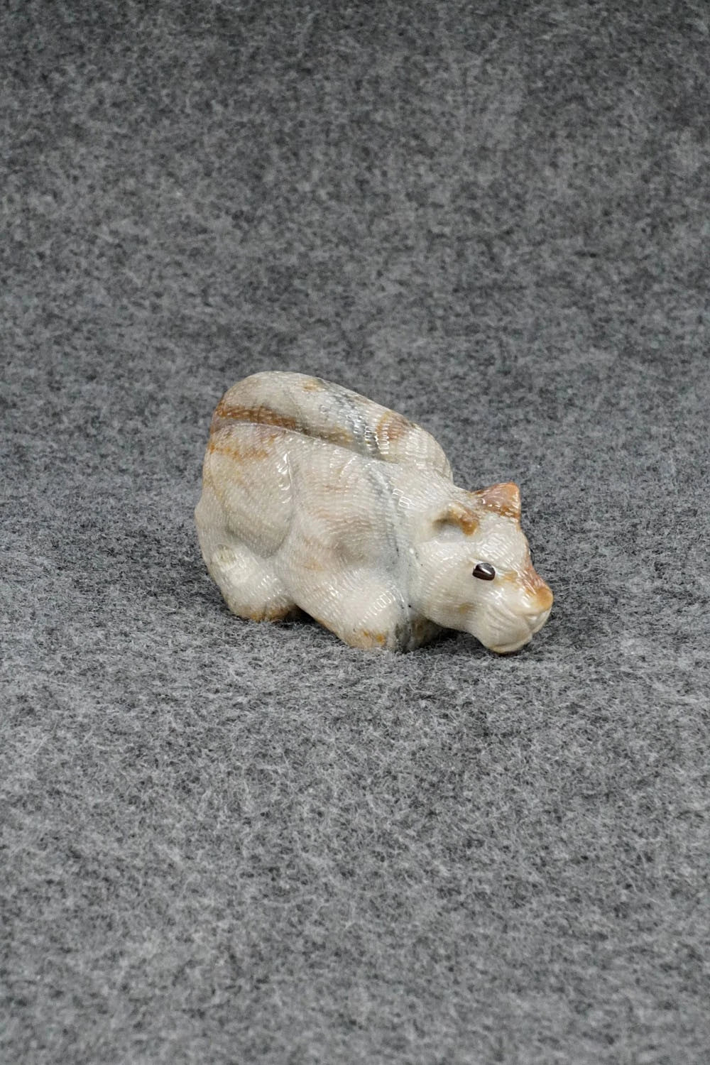 Mountain Lion Zuni Fetish Carving - Randy Lucio