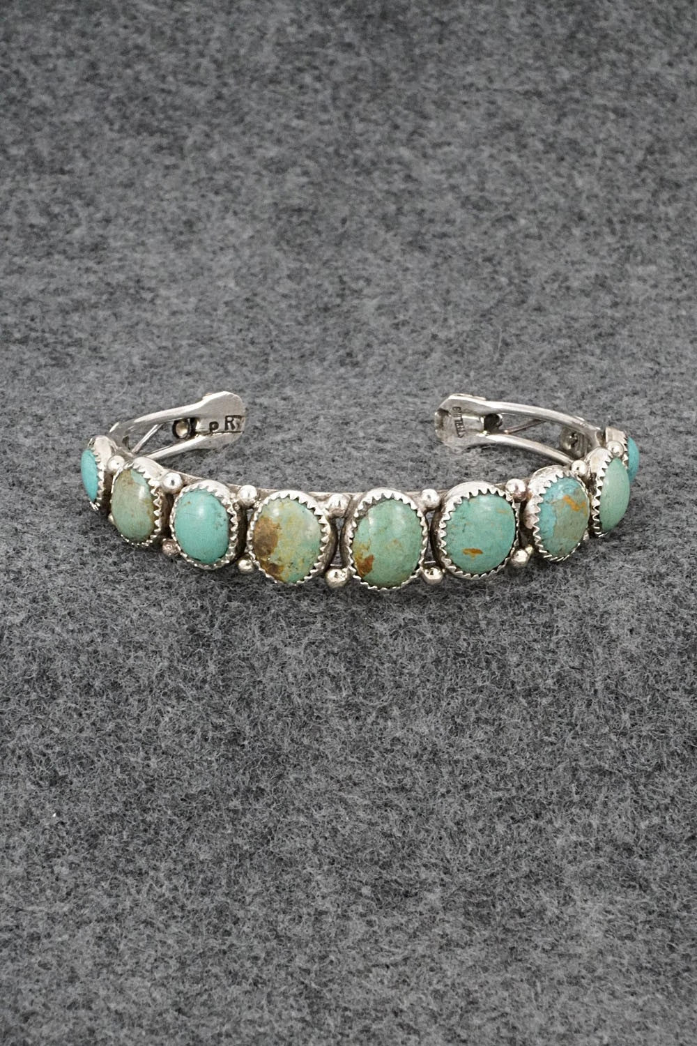 Turquoise & Sterling Silver Bracelet - Priscilla Reeder