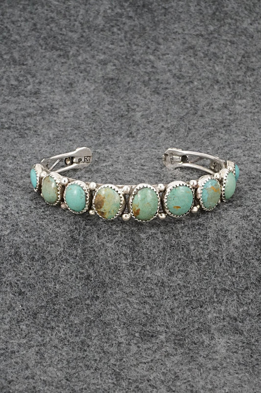 Turquoise & Sterling Silver Bracelet - Priscilla Reeder