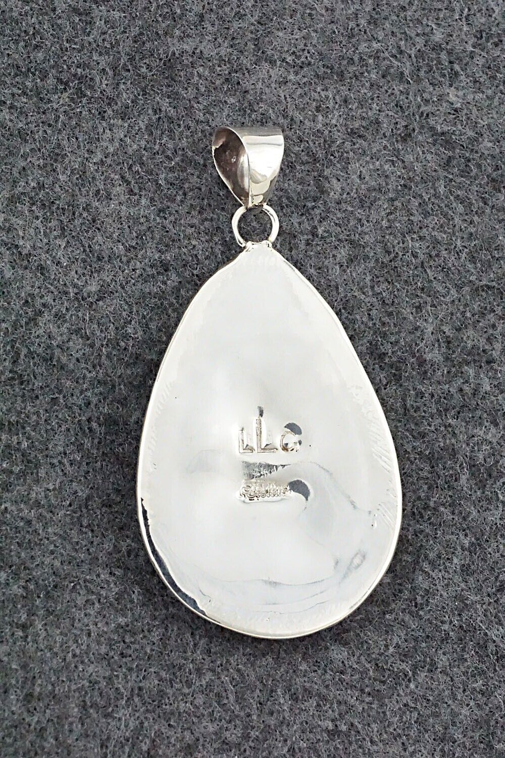 Multi Stone & Sterling Silver Pendant - Gladys Lamy