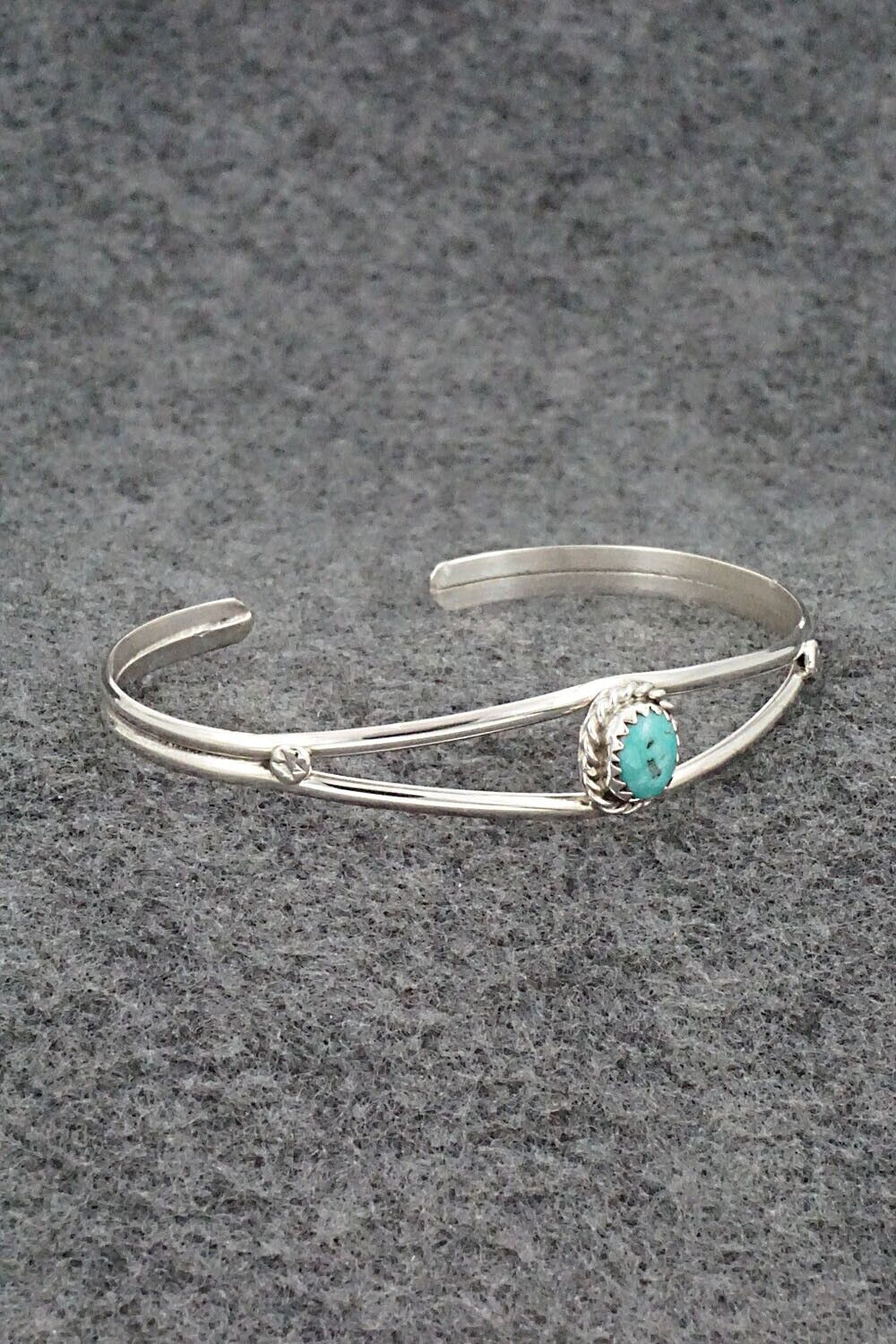 Turquoise & Sterling Silver Bracelet - Elton Cadman