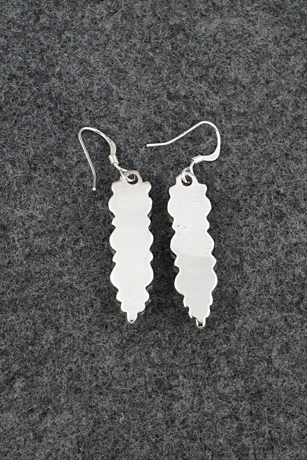 Turquoise & Sterling Silver Earrings - Gary Shorty