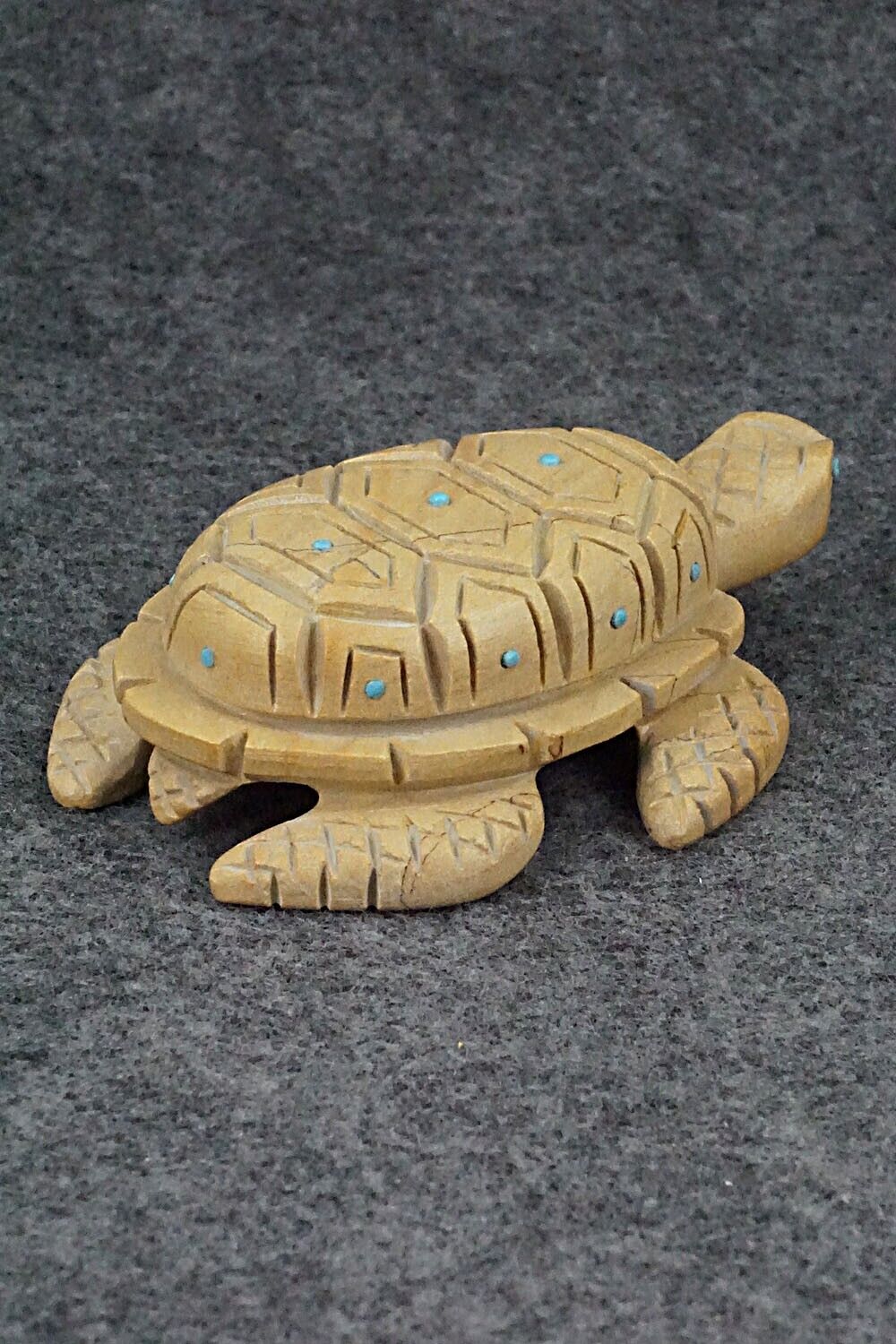 Sea Turtle Zuni Fetish Carving - Douglas Martza