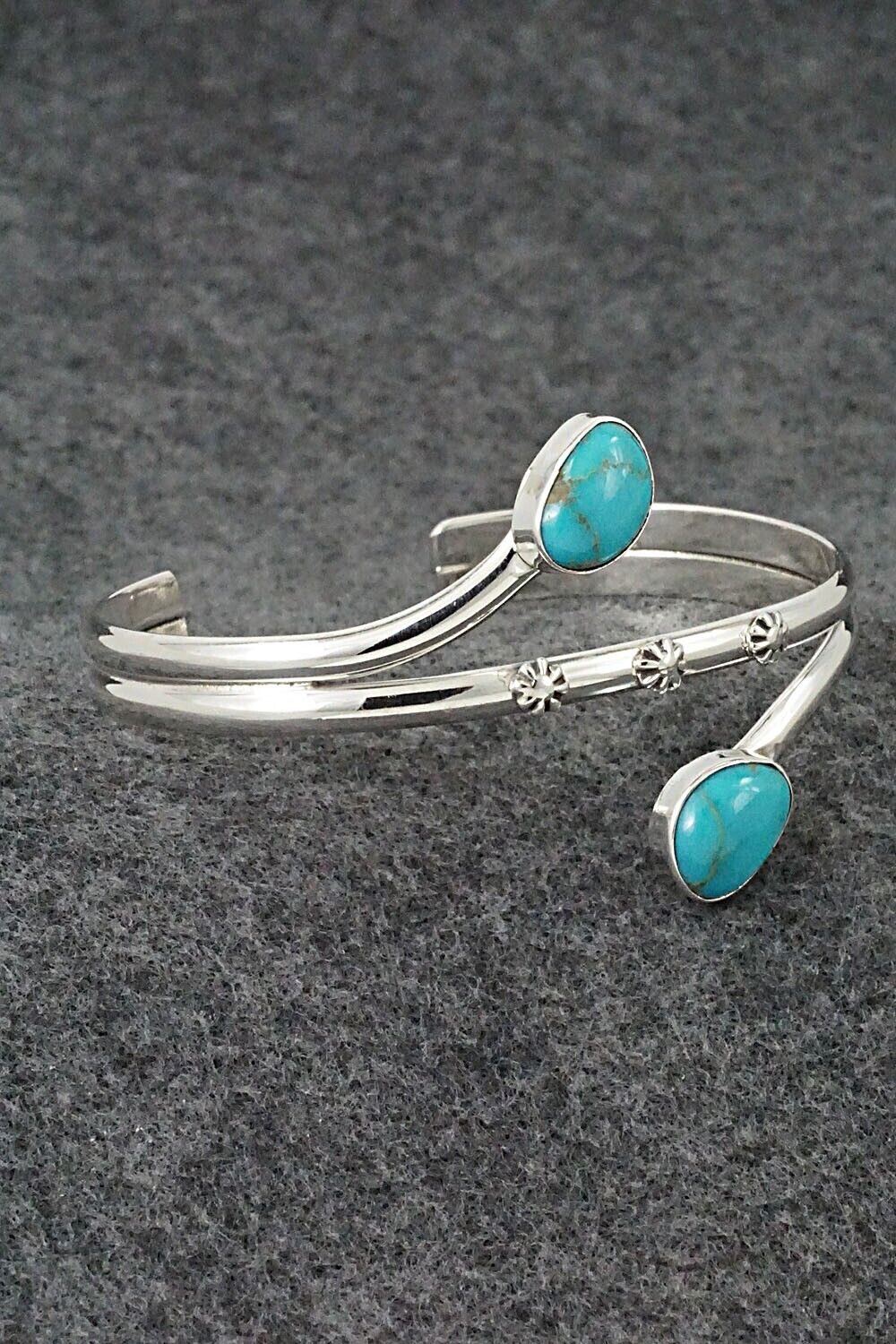 Turquoise & Sterling Silver Bracelet - Thomas Yazzie