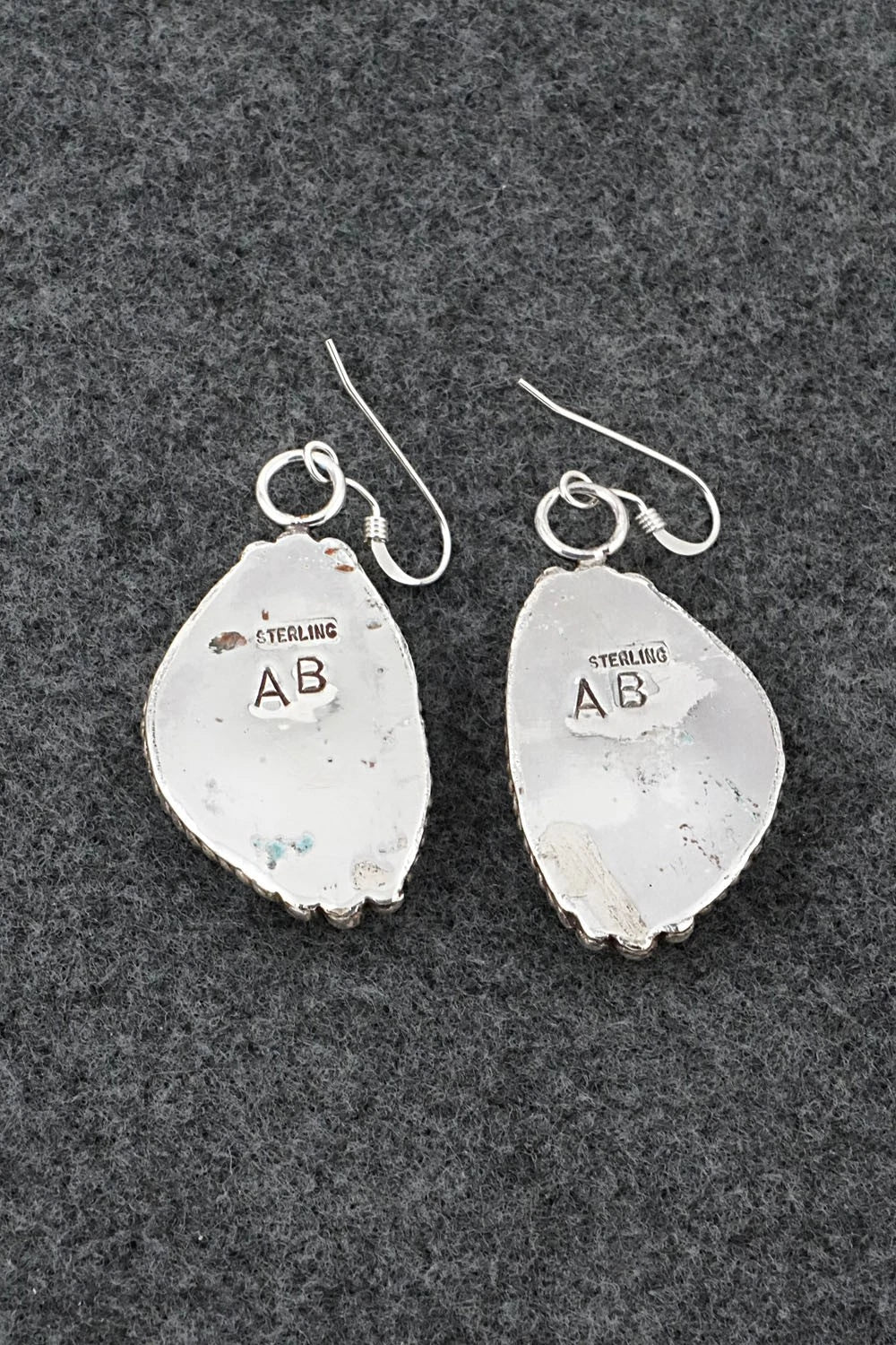 Turquoise & Sterling Silver Earrings - Antwone Brown
